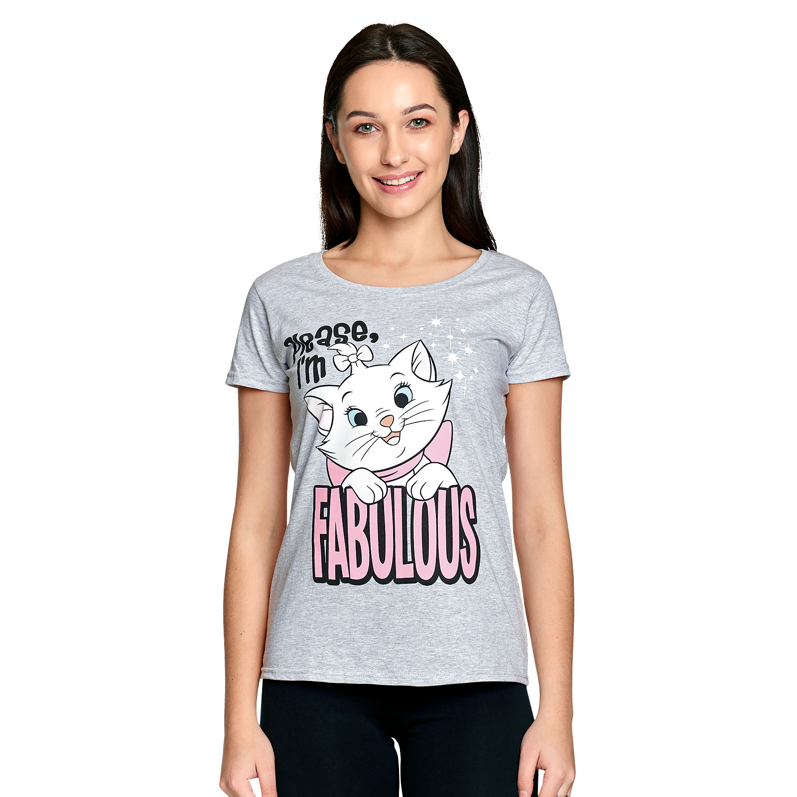 Aristocats - T-shirt femme Marie Fabulous gris