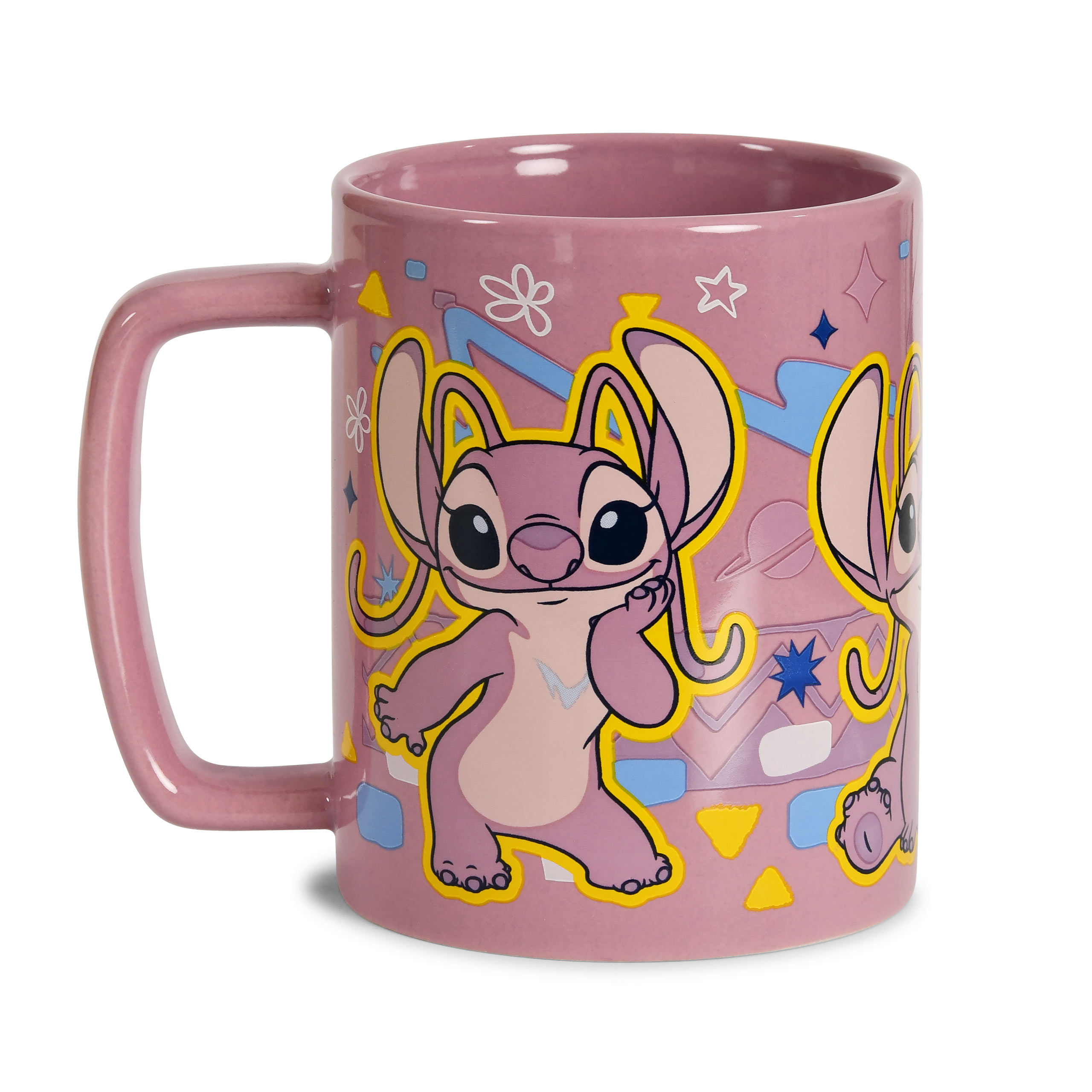Lilo & Stitch - Mug Angel avec housse en peluche