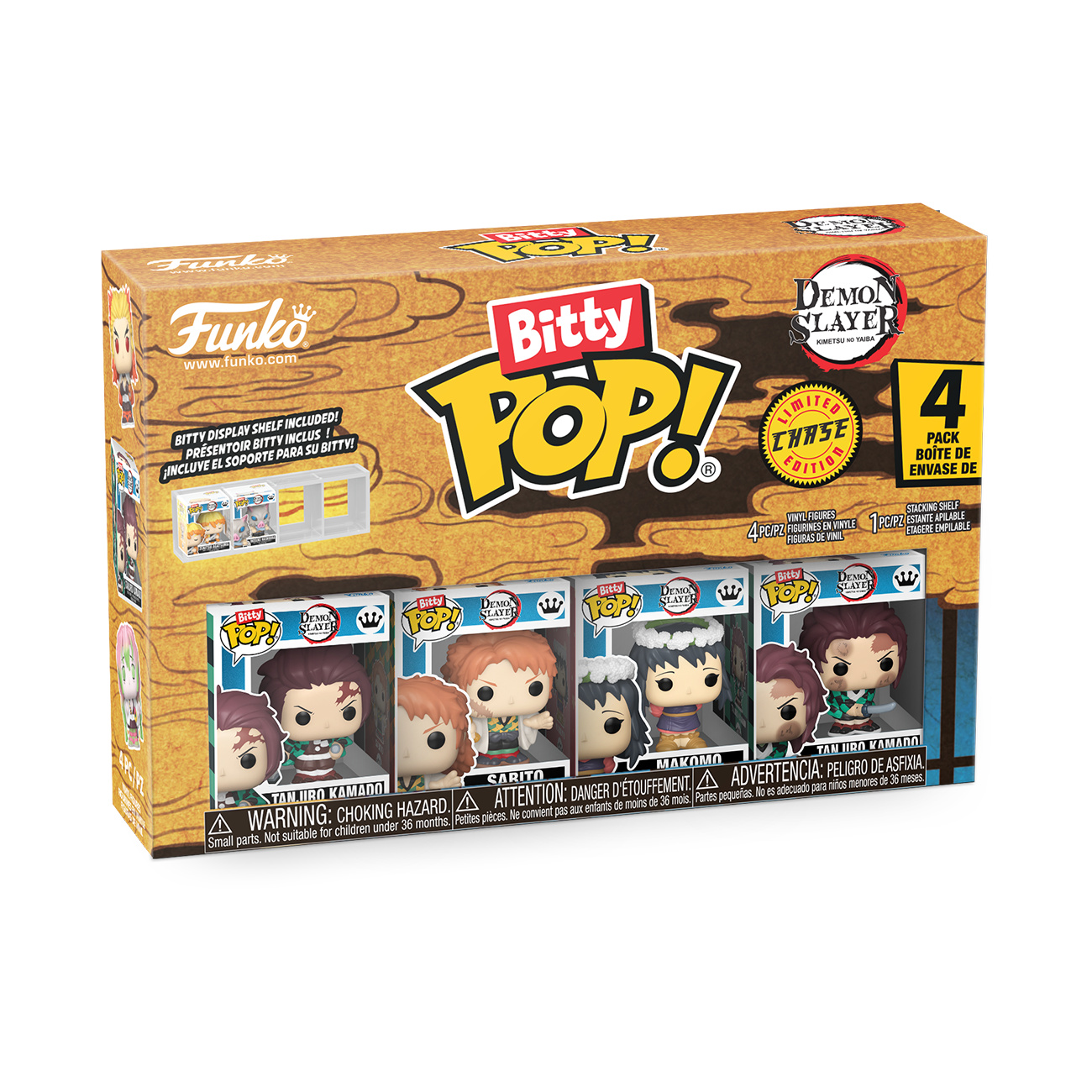 Demon Slayer - Zestaw 4 figurek Funko Bitty Pop Seria 4