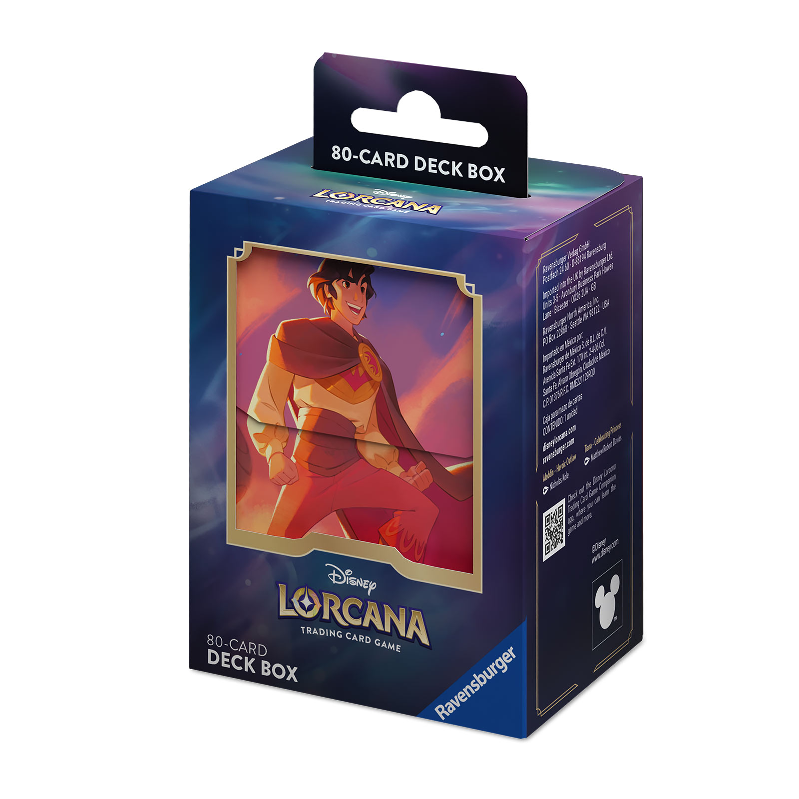 Boîte de cartes à collectionner Disney Lorcana Aladdin - Jeu de cartes à échanger Skyglow