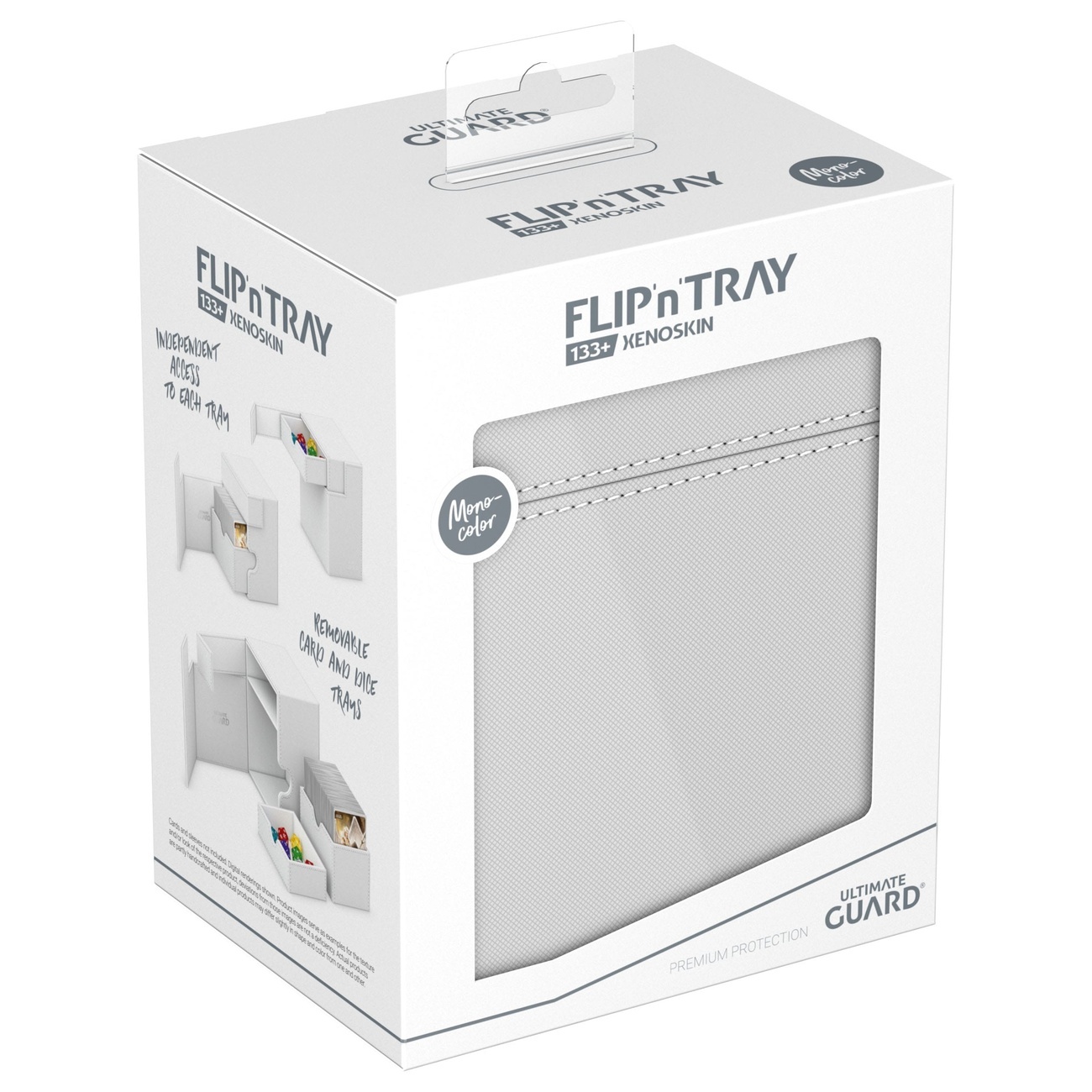 Ultimate Guard Flip'n'Tray 133+ Xenoskin – Biały