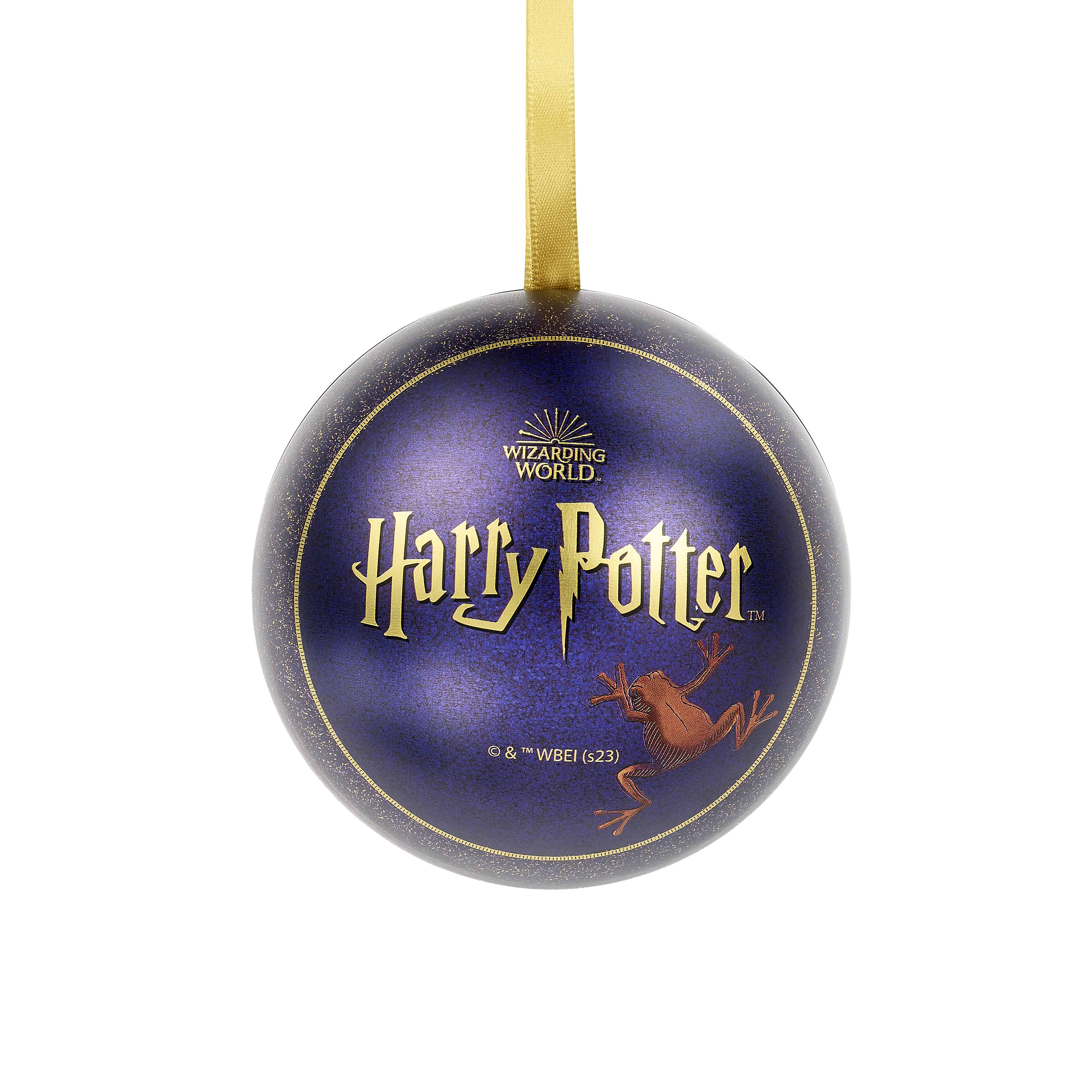 Harry Potter - Schokofrosch Weihnachtskugel mit Pins