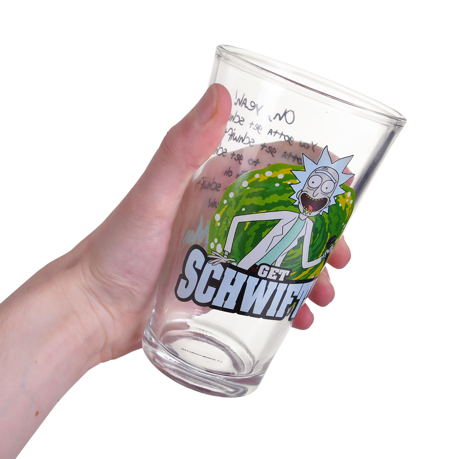 Rick and Morty - Get Schwifty Glass