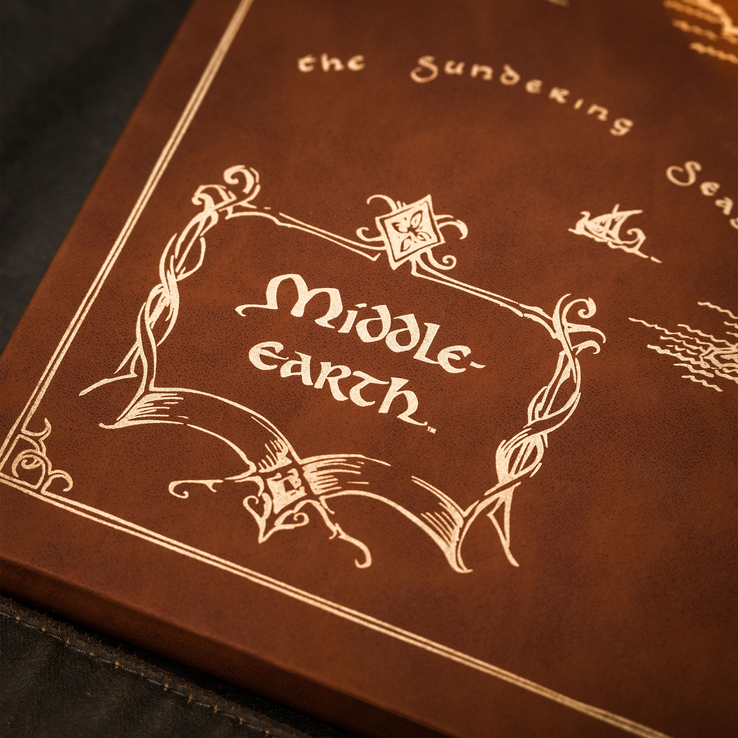 Sagan om Ringen - Midgård Karta Anteckningsbok