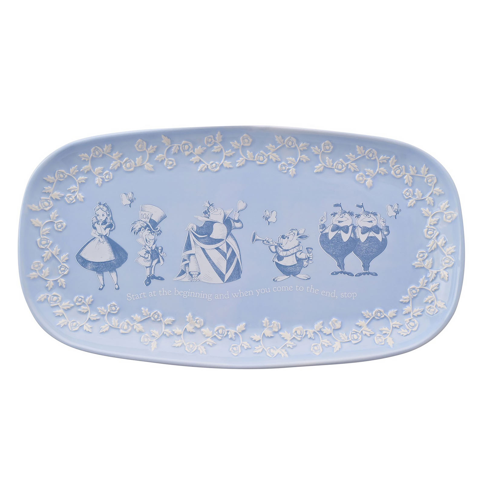 Alice im Wunderland - Start At The Beginning Servierplatte