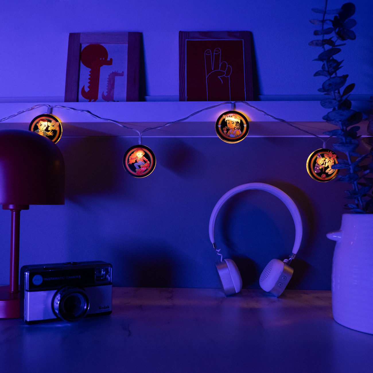 Stranger Things Fairy Lights Characters