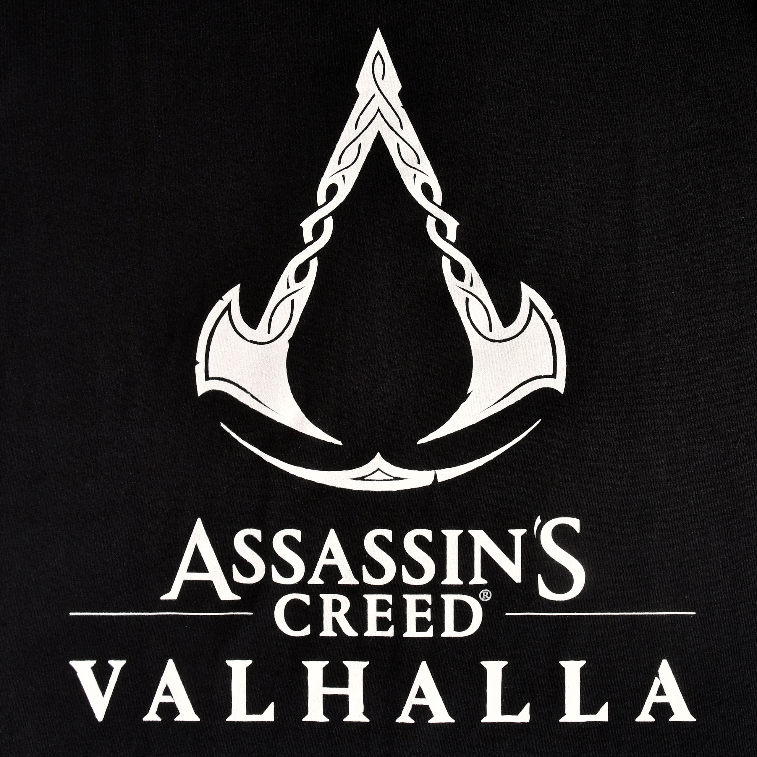 Assassin's Creed - Valhalla Logo T-Shirt Zwart