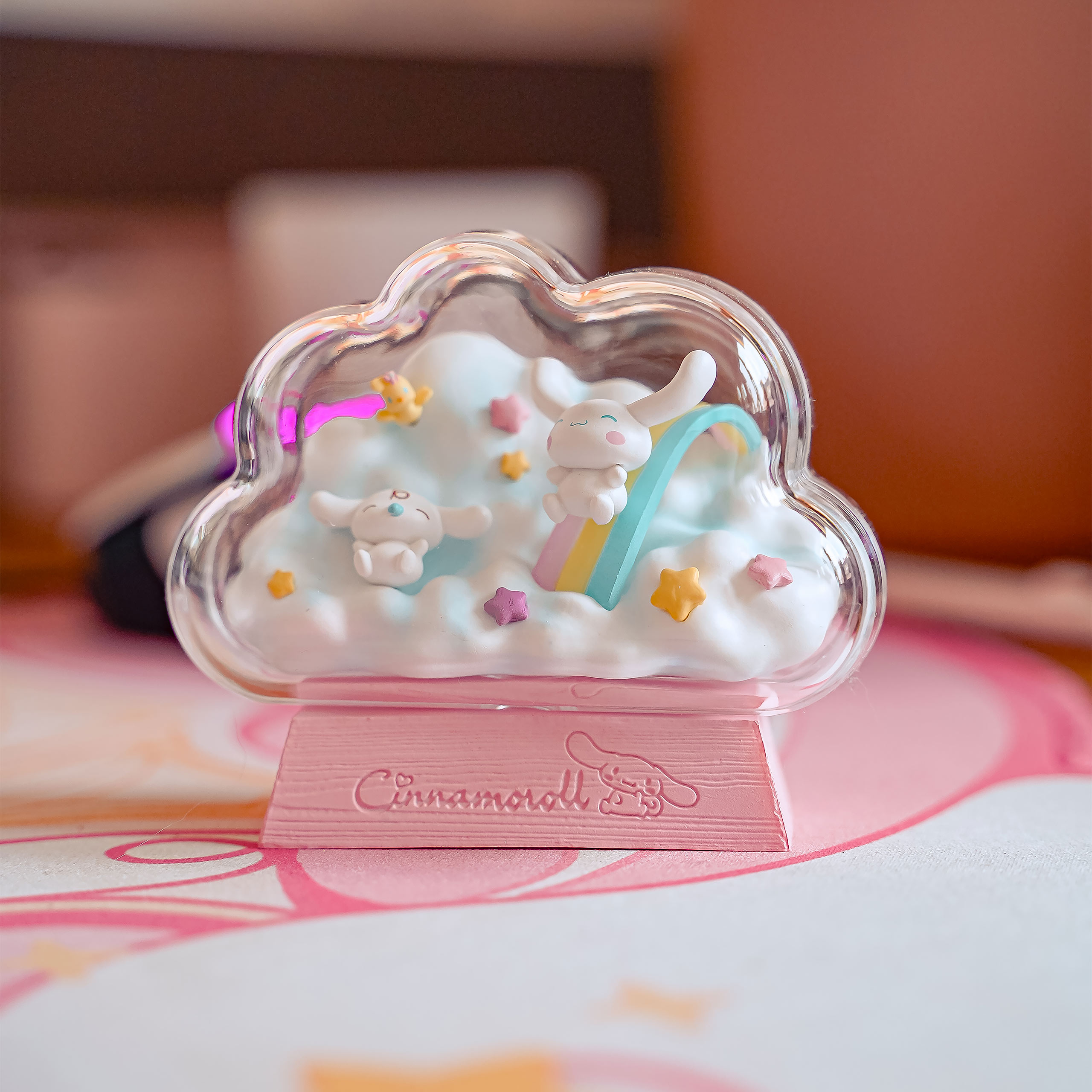 Sanrio - Fluffy Happy Day Cinnamoroll Terrarium Collection Figura Misteriosa