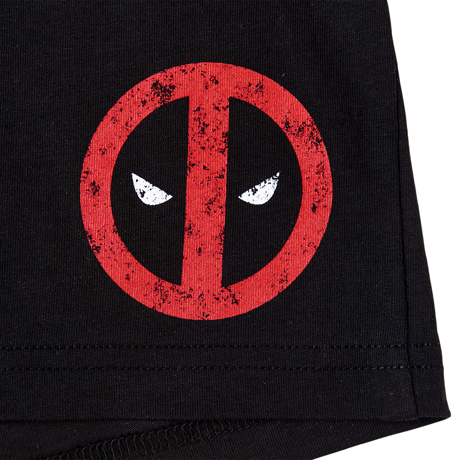 Deadpool - Logo Pyjama kurz Damen schwarz