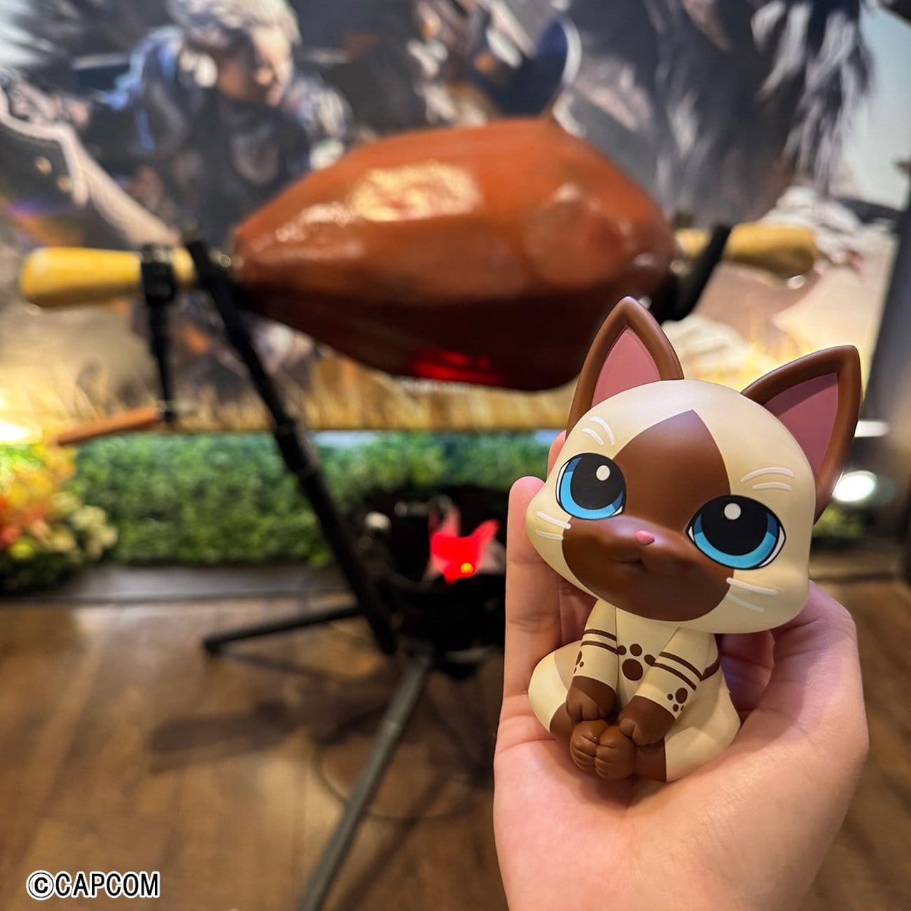 Monster Hunter - Airou Look Up Figur