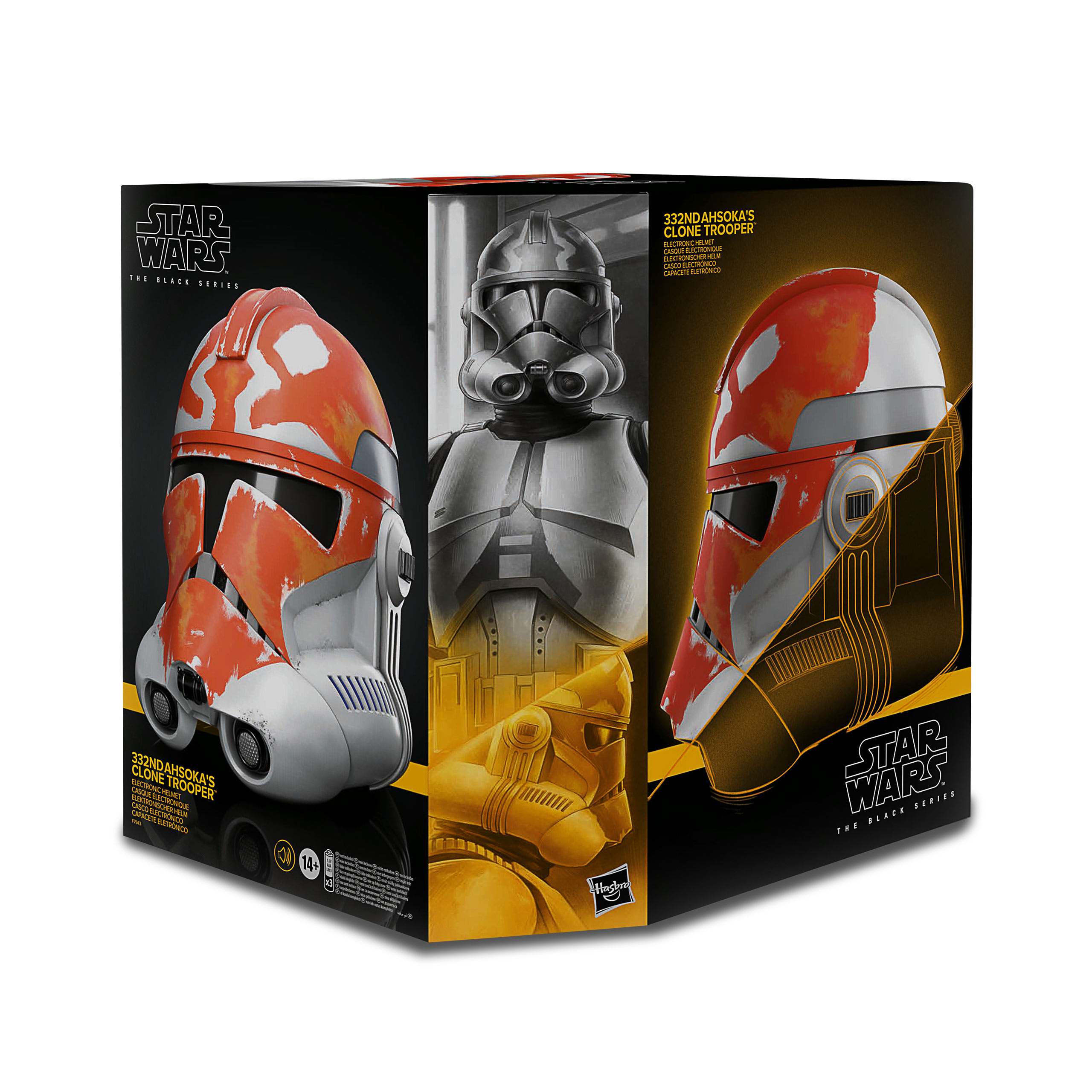 Réplique de casque premium de Clone Trooper Ahsoka Tano 332nd avec distorsion de voix - Star Wars