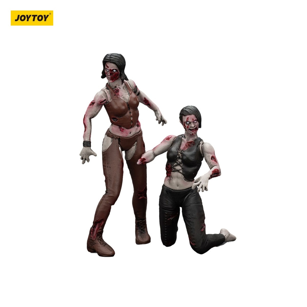 Zombie Dark Source actionfigurer 2-pack Female wrestlers 8 cm