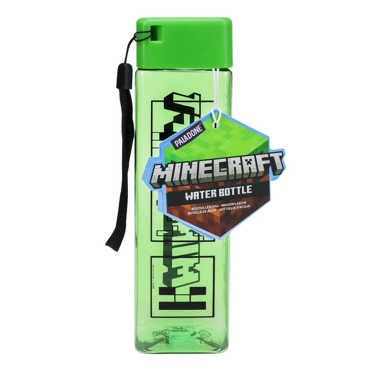 Botella de agua Minecraft Square Shaped