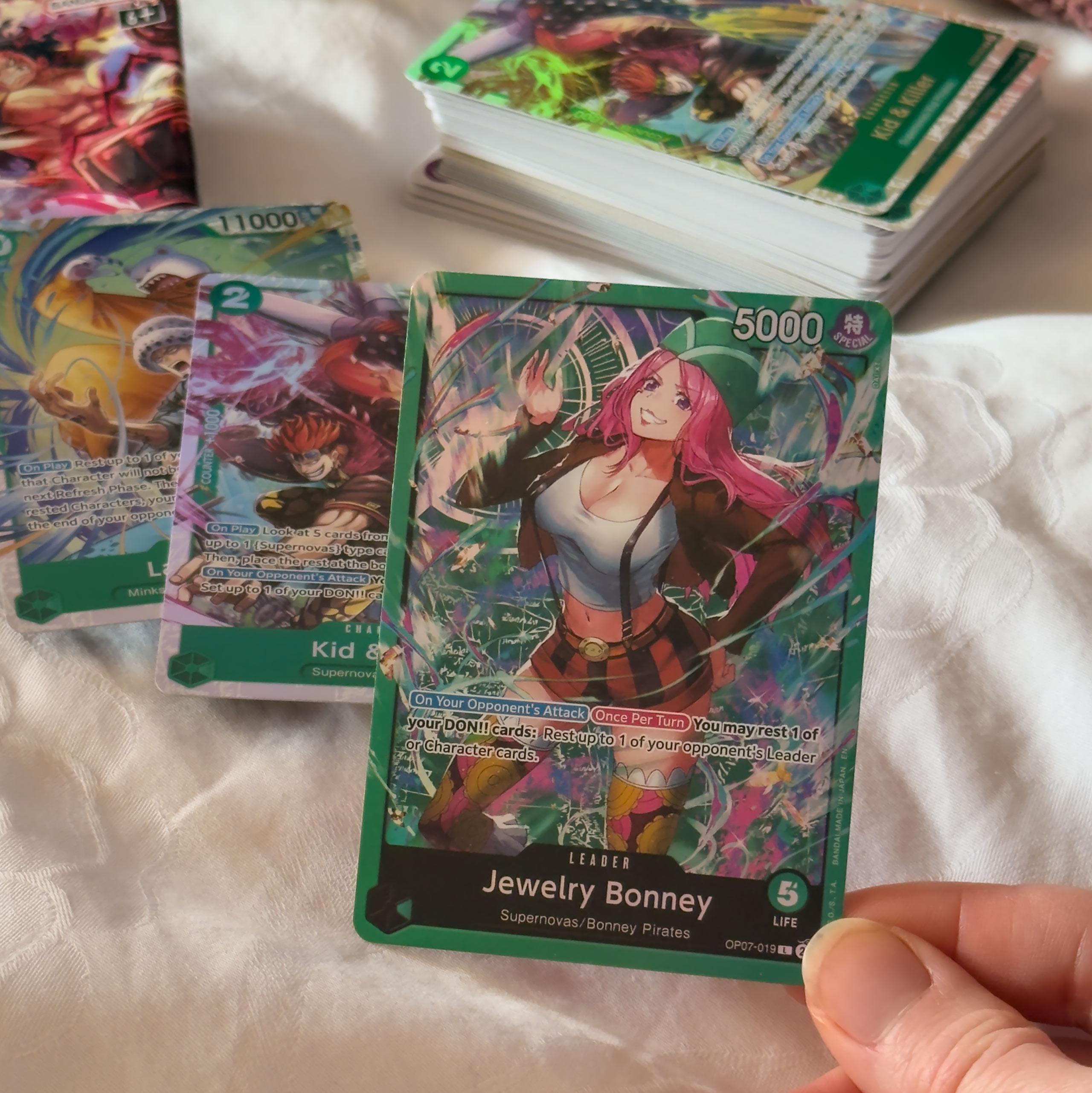 One Piece Card Game - Green Jewelry Bonney Starter Deck English Version