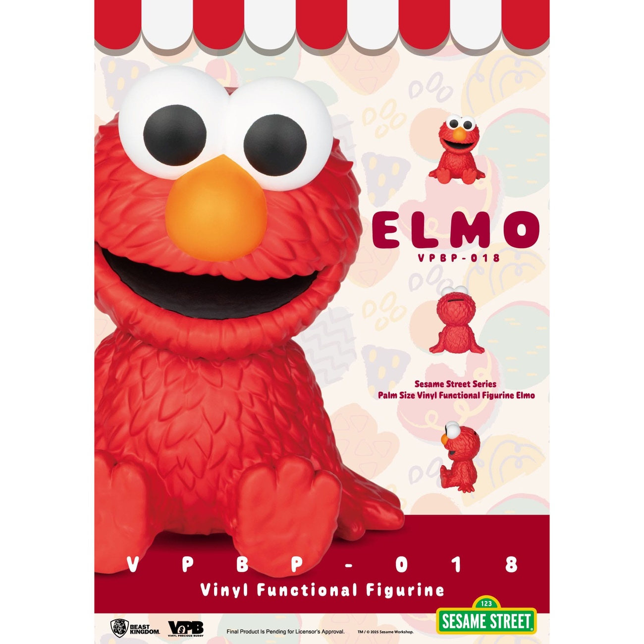 Sesamstraße Piggy Vinyl Spardose Elmo 12 cm