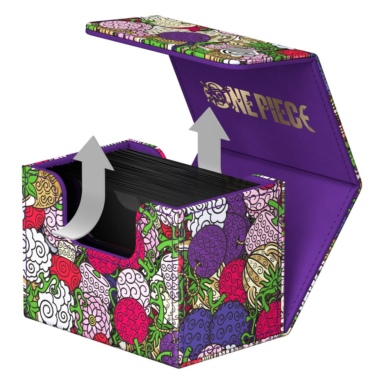 One Piece - Frutti del Diavolo Ultimate Guard Sidewinder 80+ Xenoskin Scatola per carte collezionabili
