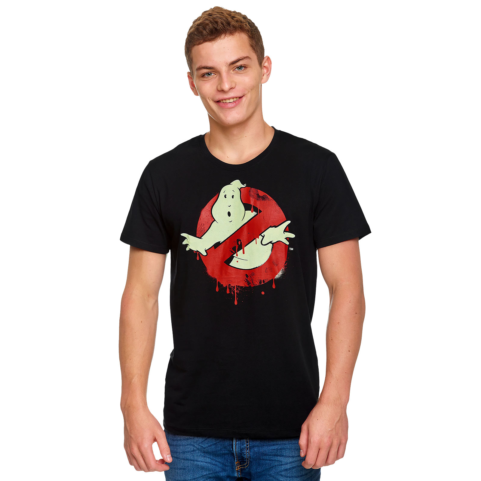 Ghostbusters - T-shirt logo phosphorescent