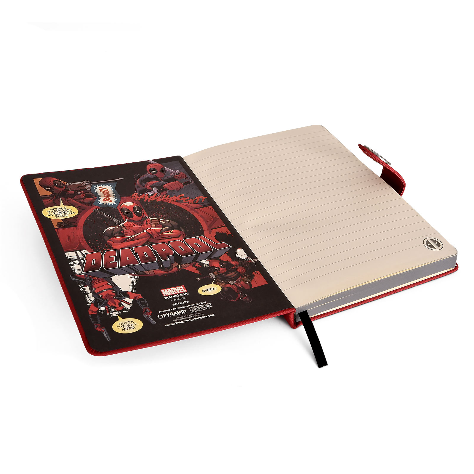Deadpool - Splatter Logo Premium Notebook A5
