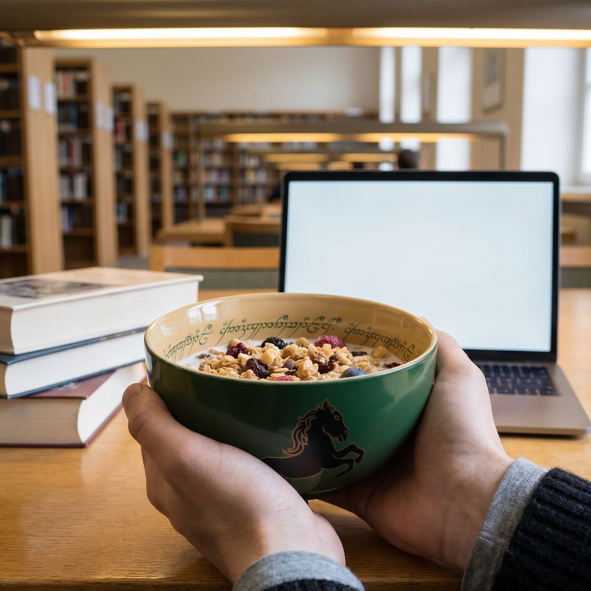 The Lord of the Rings - The Prancing Pony Cereal Bowl Green