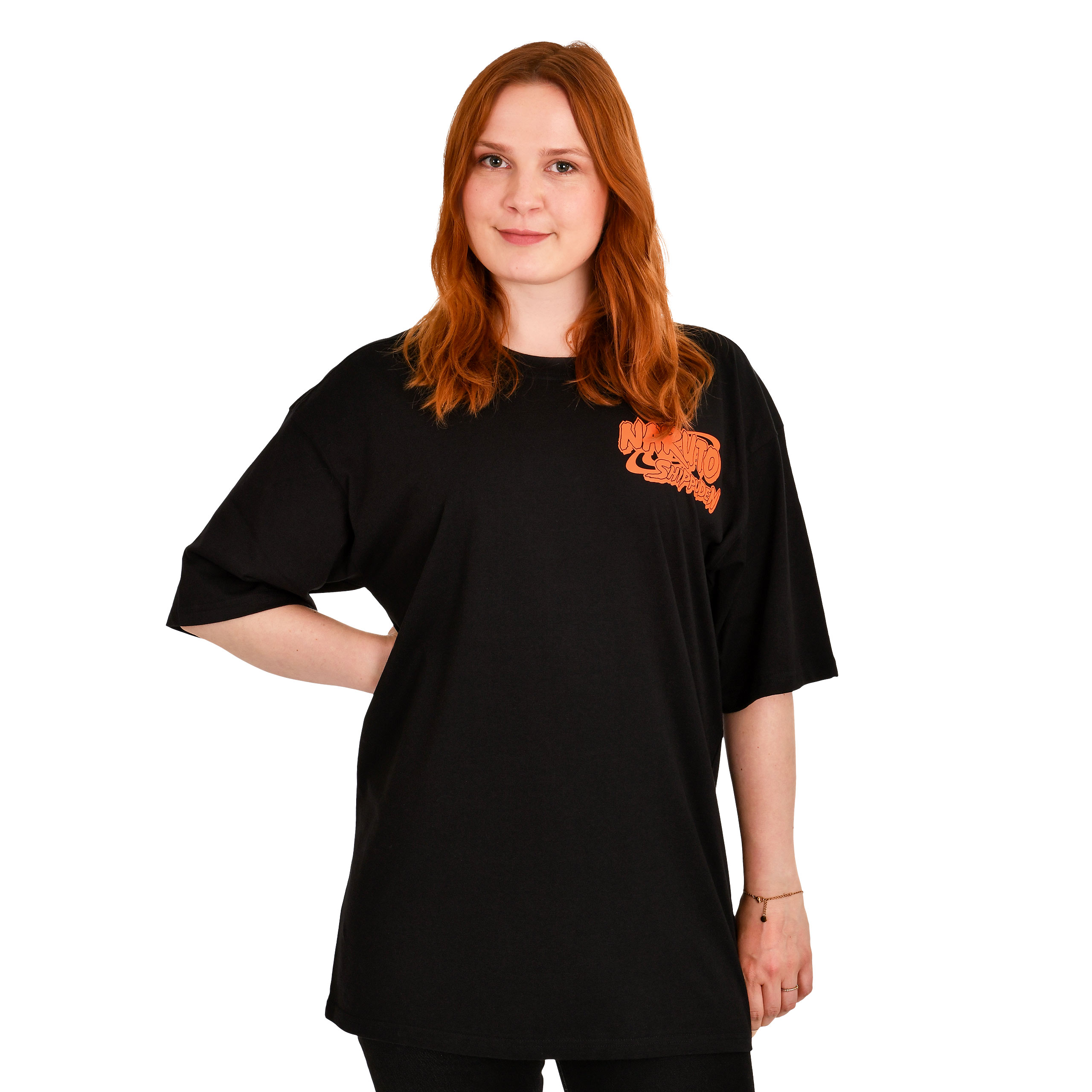 Naruto Shippuden - Group Oversize T-Shirt schwarz