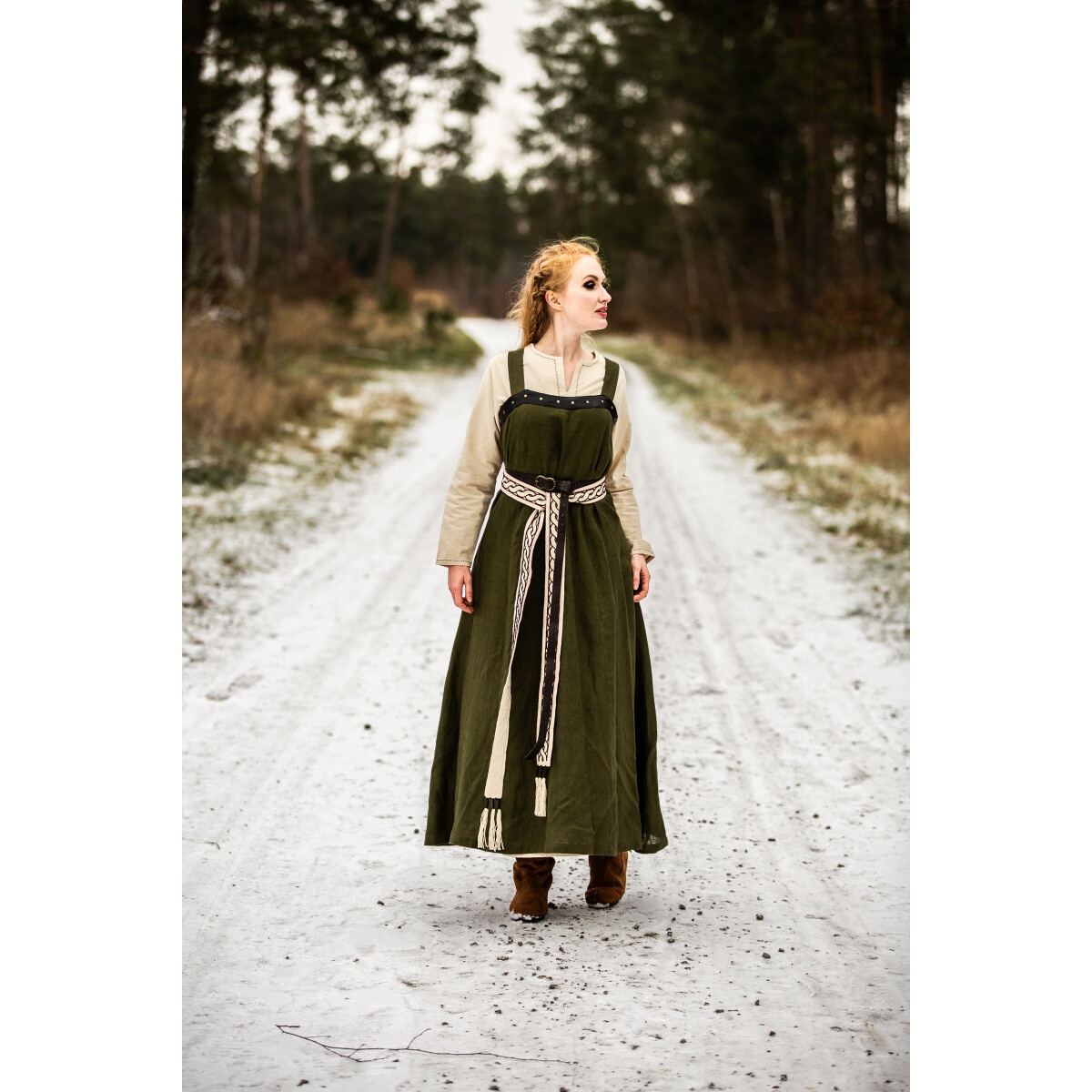 Medieval Viking Overdress Alena green