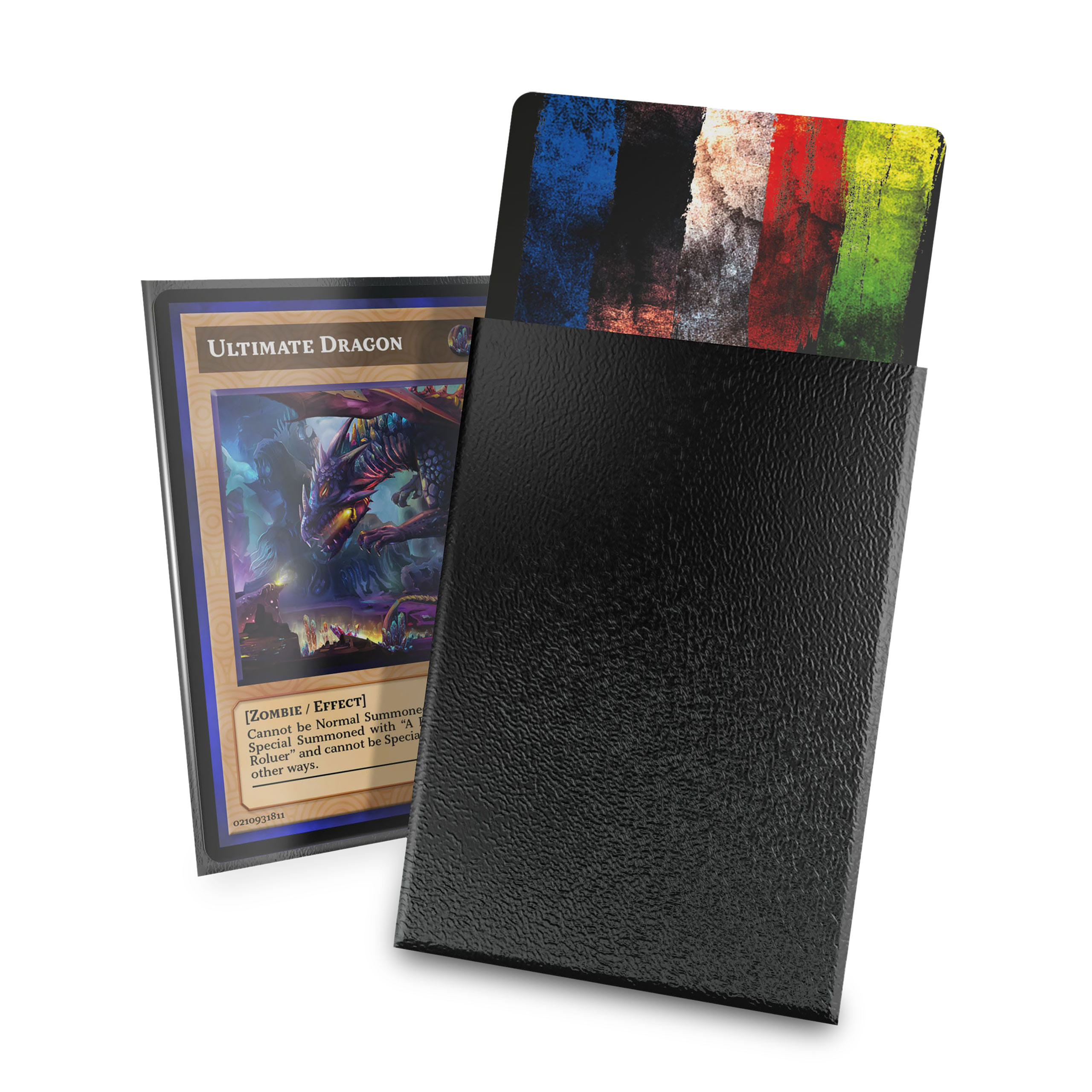 Fundas de cartas Cortex Ultimate Guard para tarjetas coleccionables, mate negro, set de 60