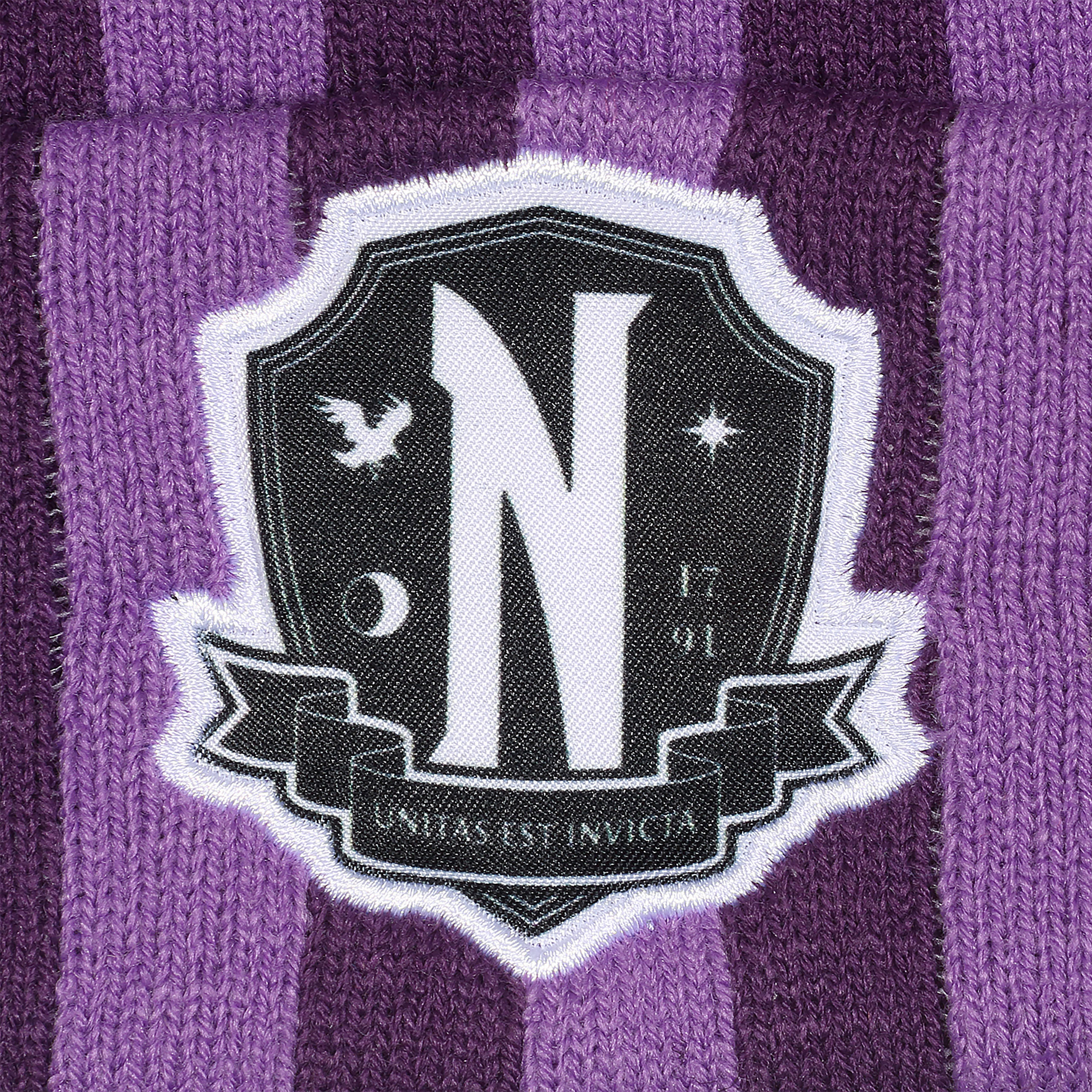 Wednesday - Nevermore Logo Mütze mit Bommel