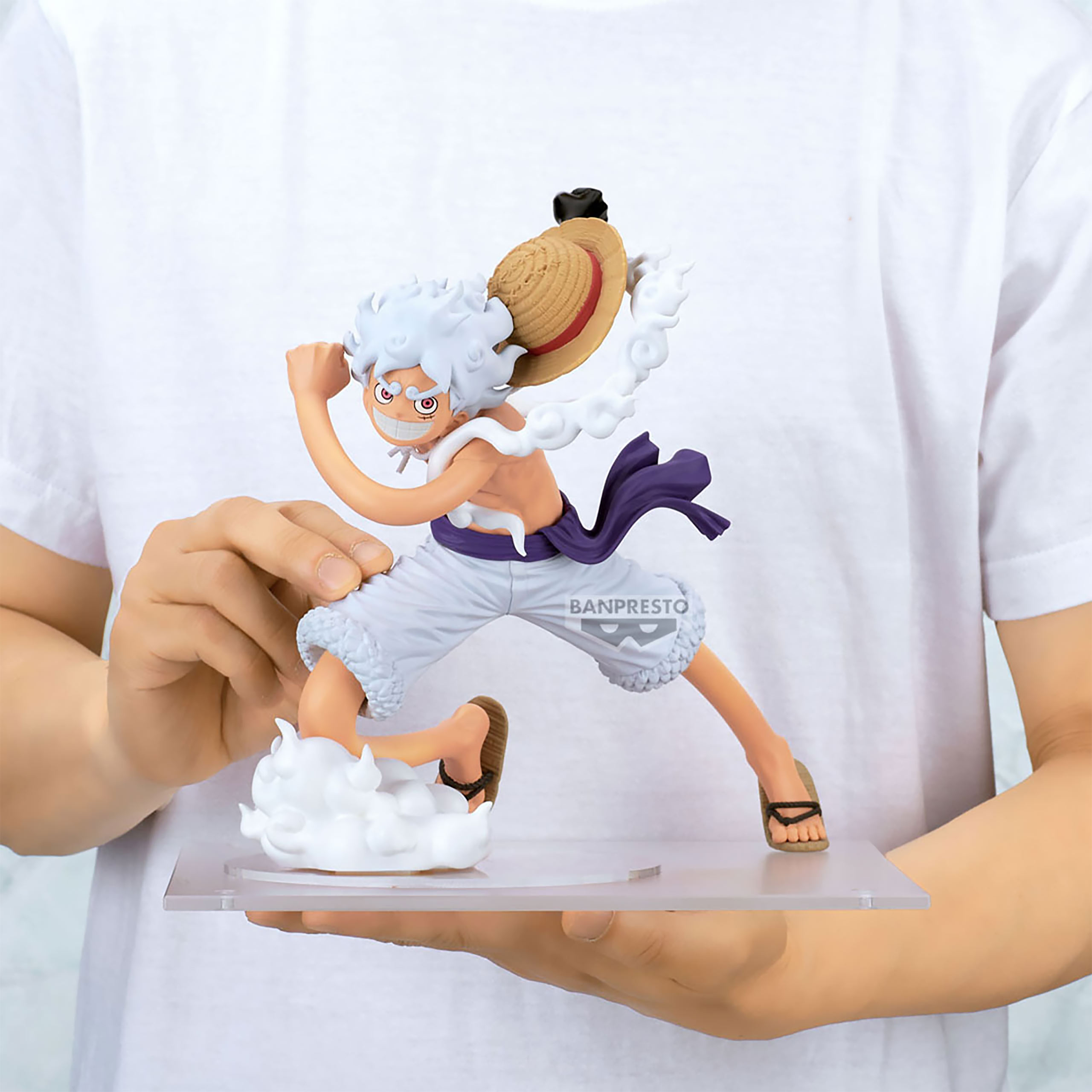 One Piece : Gear 5 - Figurine Monkey D. Luffy Grandista