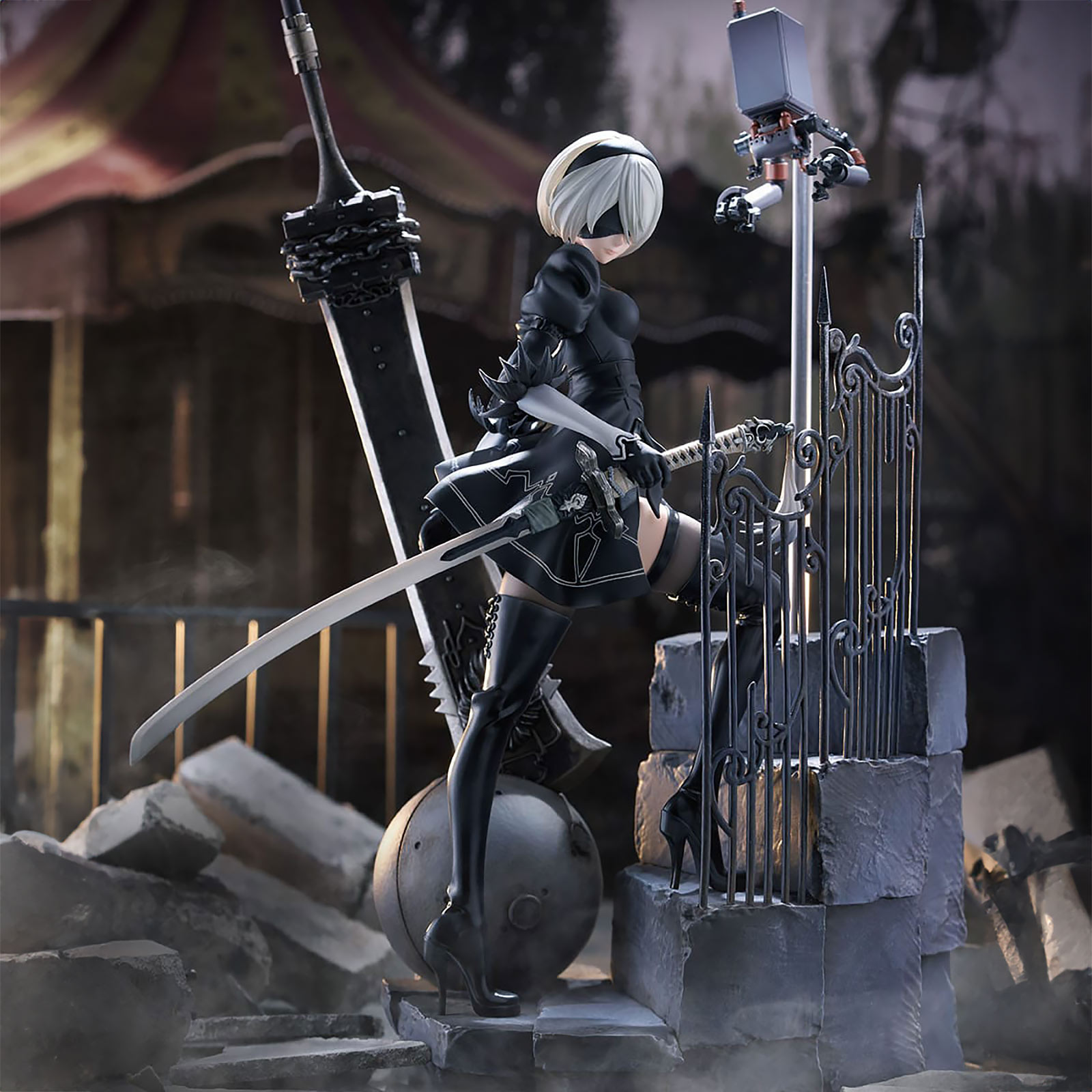 NieR:Automata Ver1.1a - Statue de recherche YoRHa No. 2 Type B 1:7