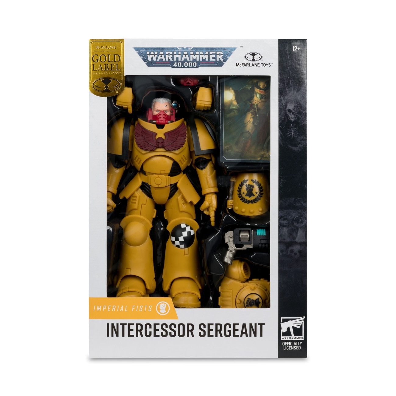 Warhammer 40k - Intercessor Sergeant (Imperial Fist) (Gold Label) action figure 18 cm