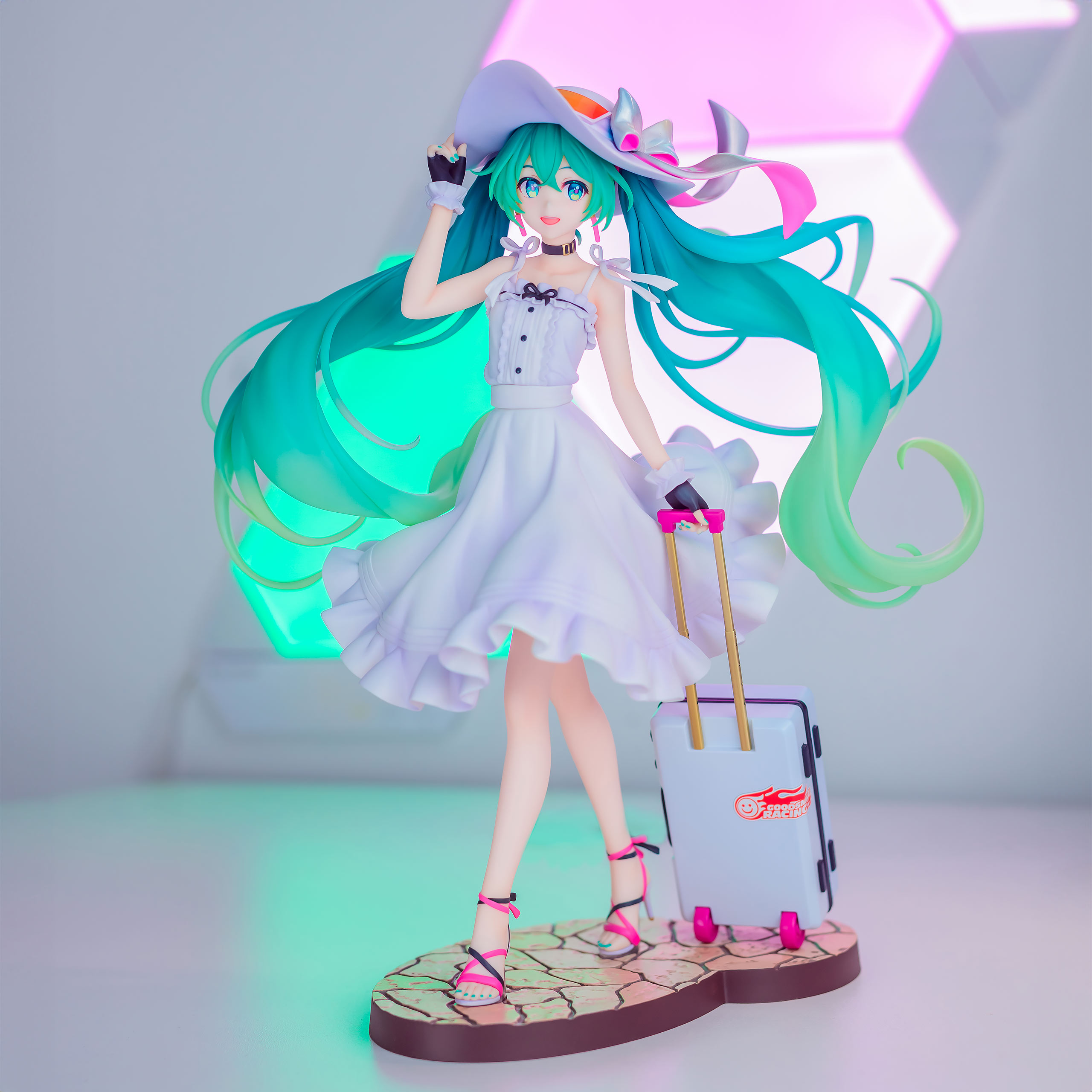 Hatsune Miku - Racing Miku 2021 Versión Privada Estatua 1:7