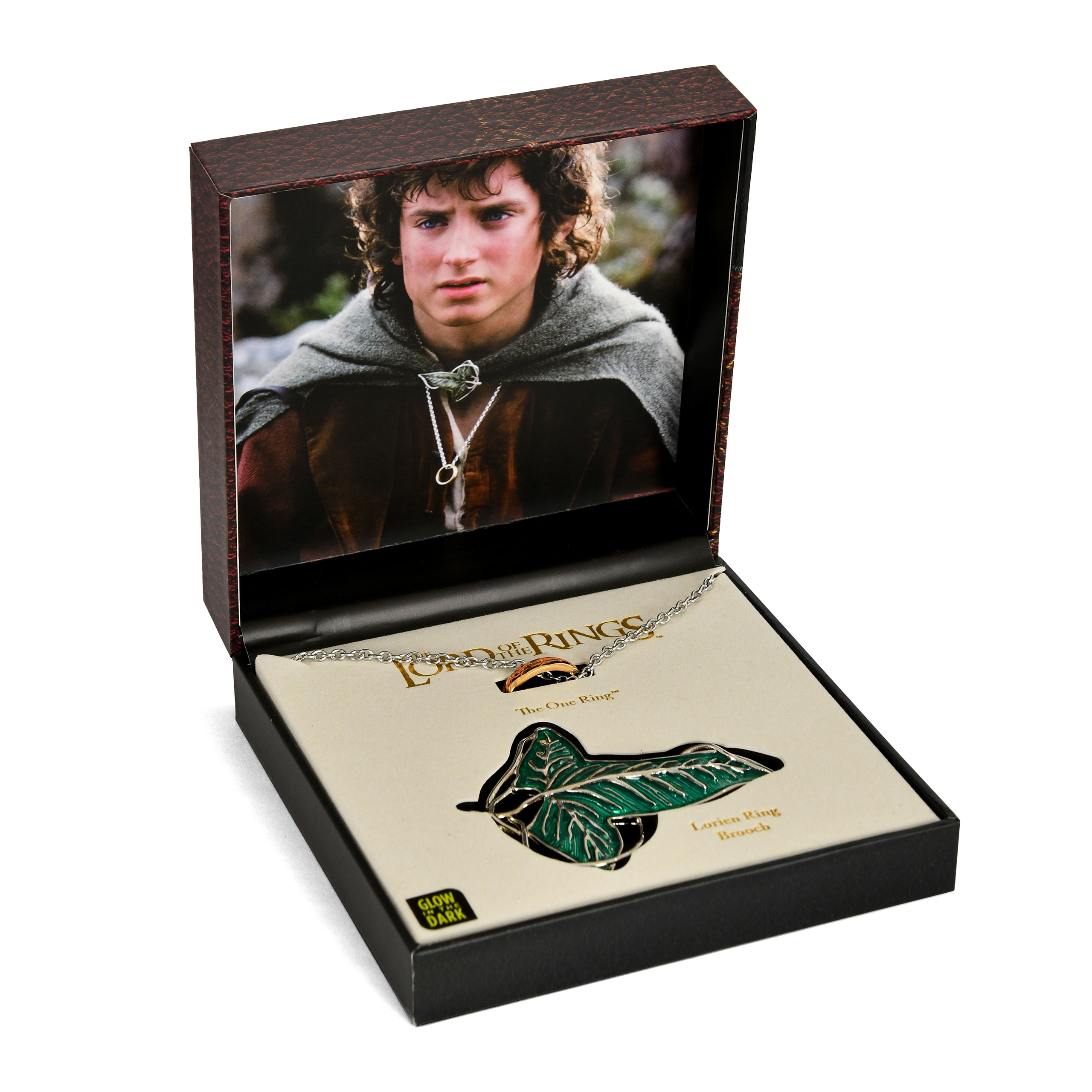 Il Signore degli Anelli - Set di gioielli Frodo con effetto Glow in the Dark