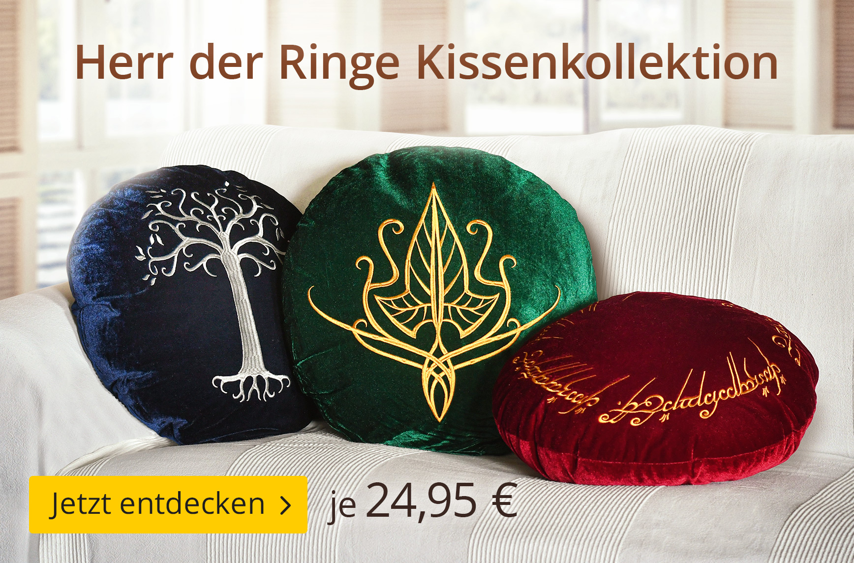 Herr der Ringe Kissen - je 24,95€
