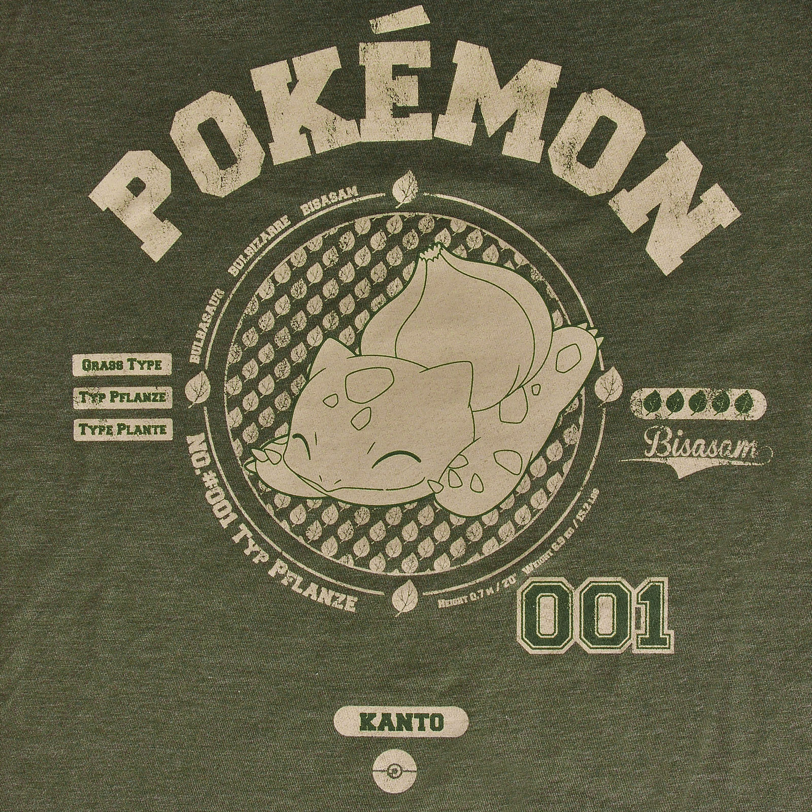 Pokemon - Bisasam T-Shirt grün