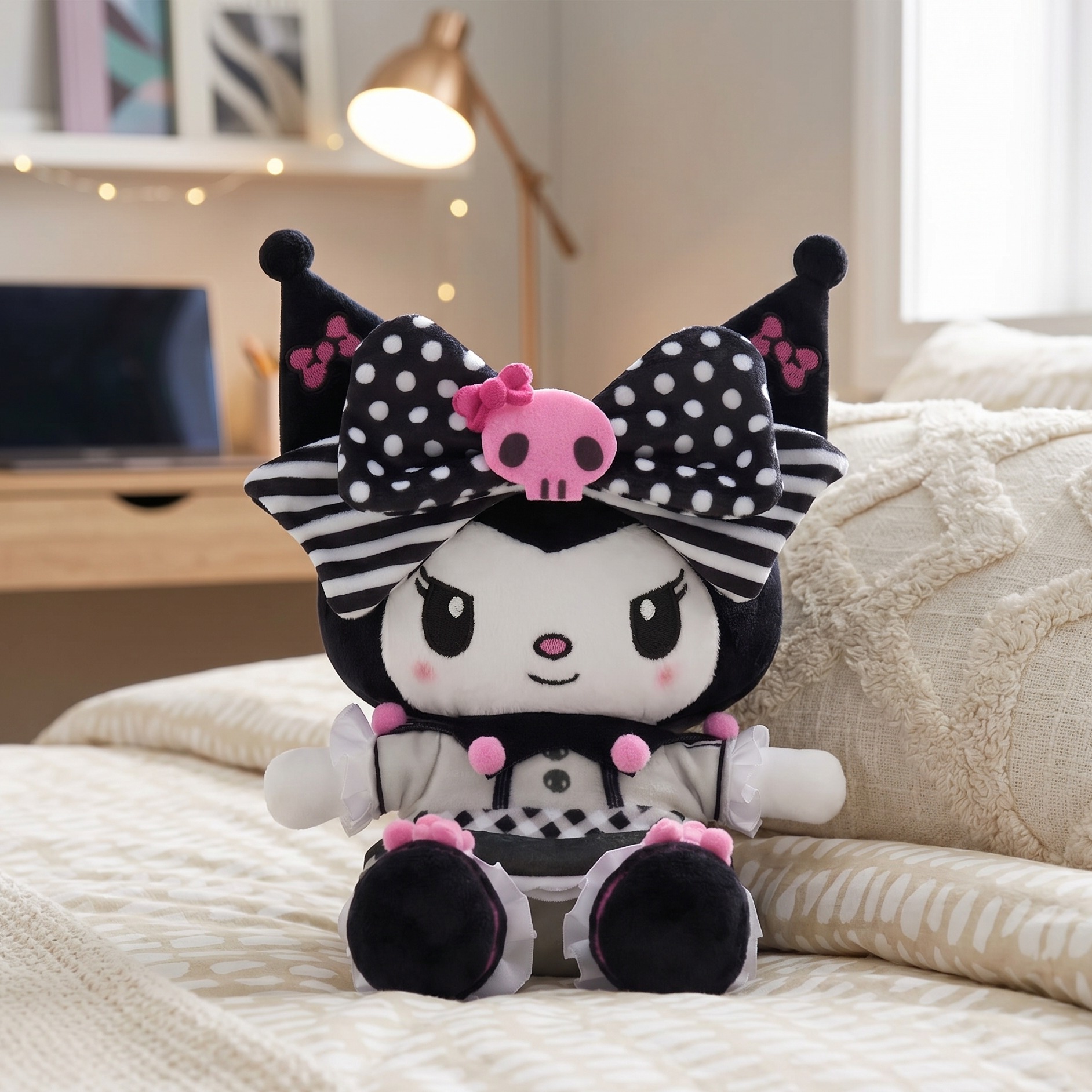 Hello Kitty - Kuromi Plüsch Figur 31cm