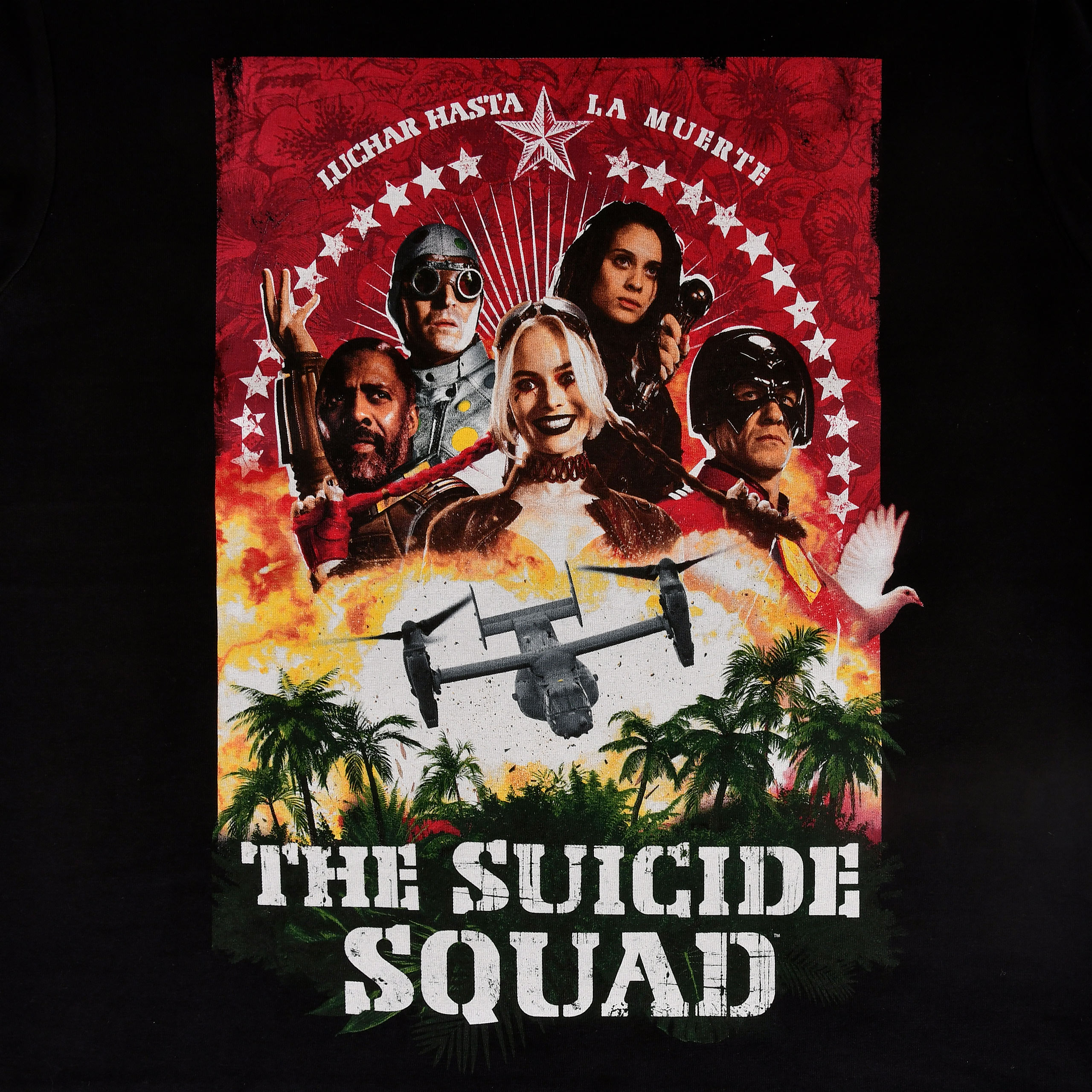 The Suicide Squad - T-Shirt Poster de Groupe noir