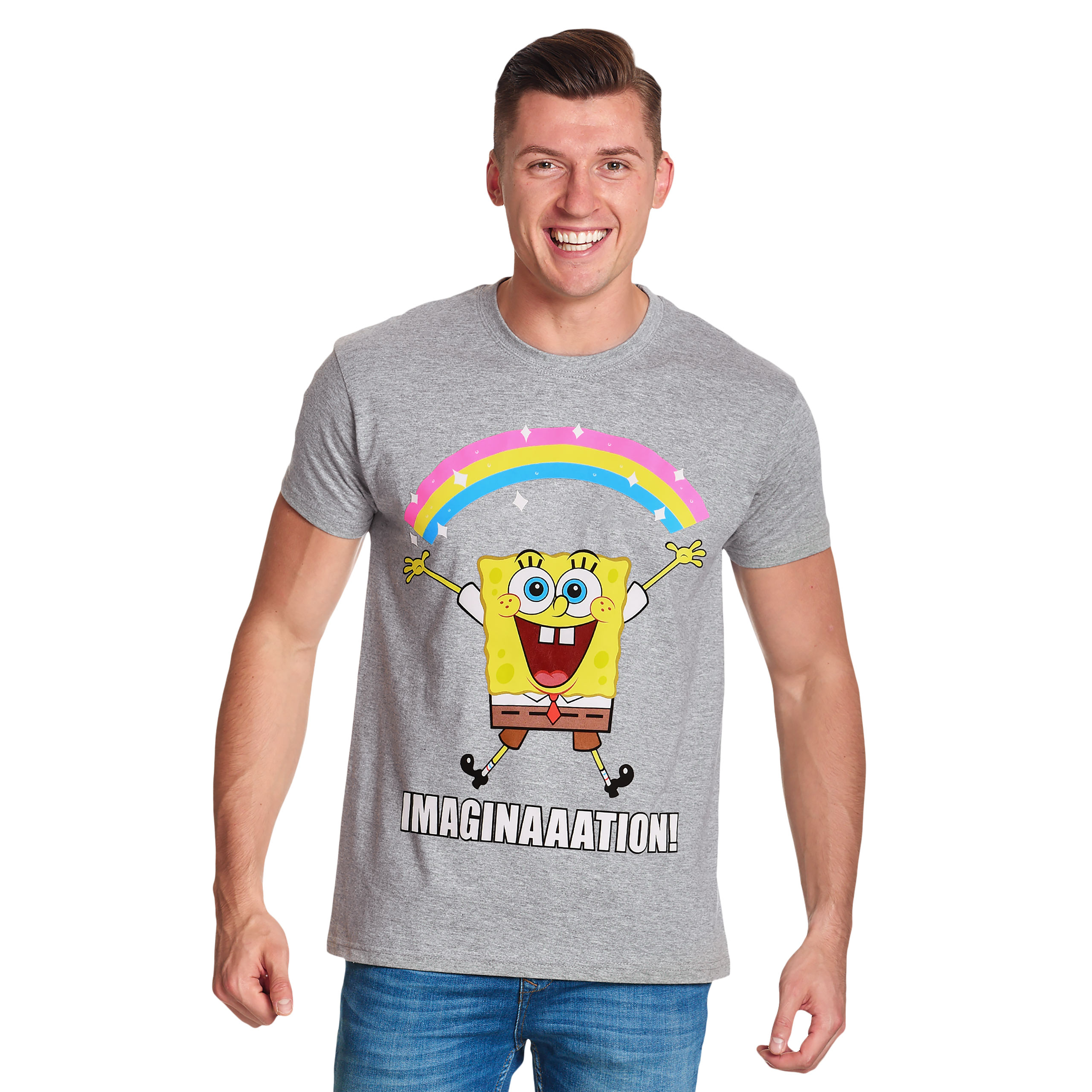 SpongeBob - Imaginaaation! T-Shirt gris