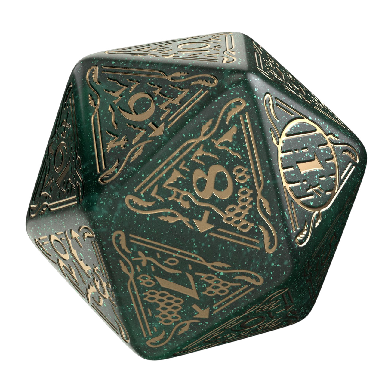 The Hobbit - Verdant TCG D20 Jumbo Dice