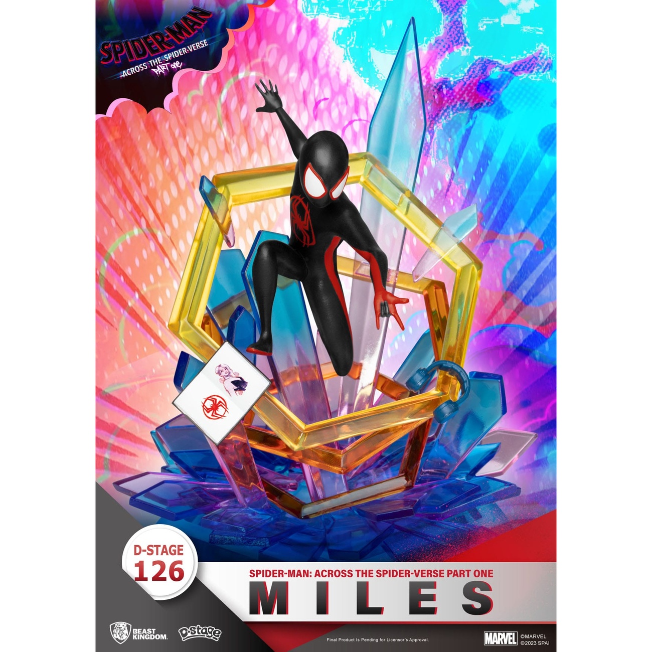 Marvel D-Stage Diorama de PVC Spider-Man: Across the Spider-Verse Parte Uno – Miles 15 cm