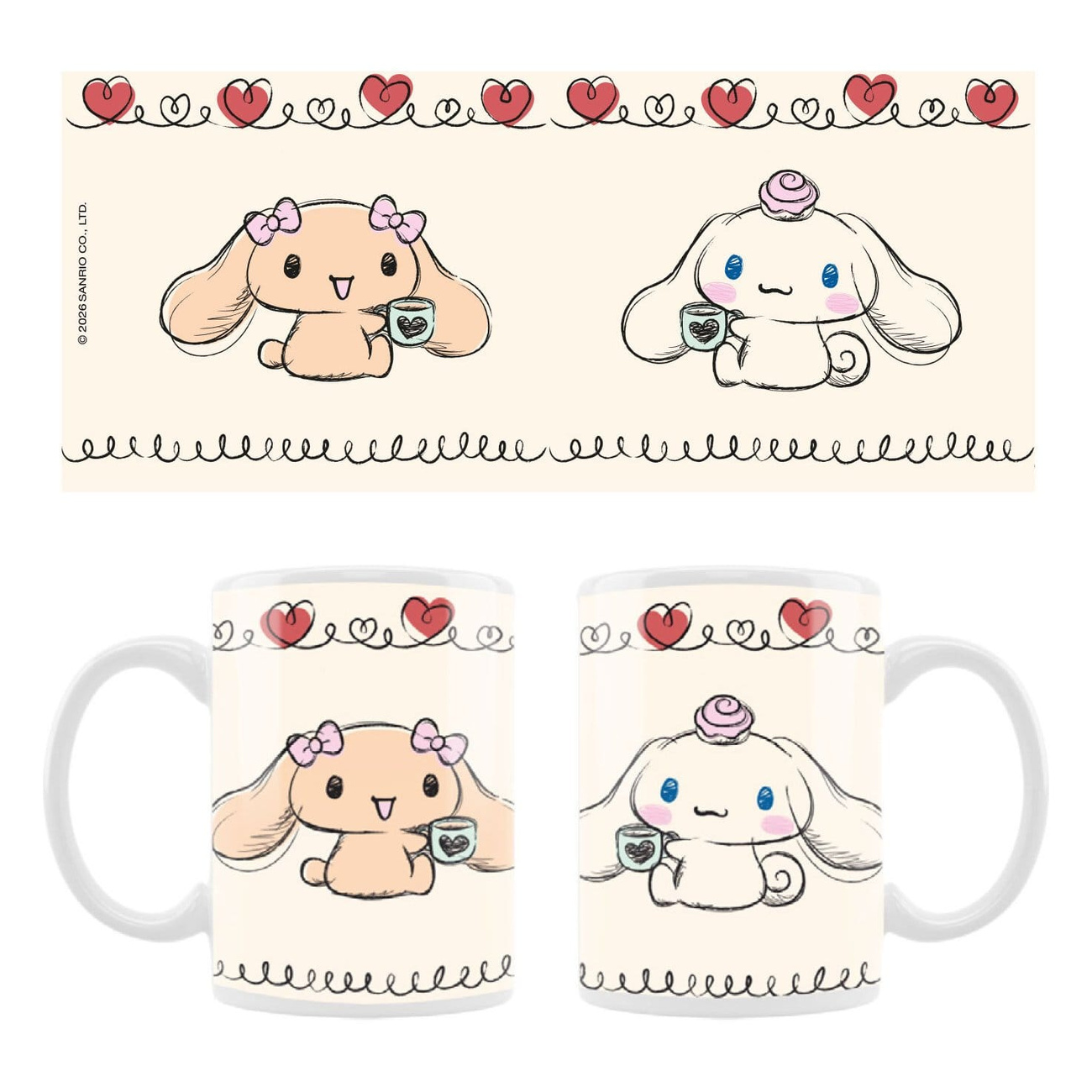 Cinnamoroll Drawing Touch Tasse - Sanrio