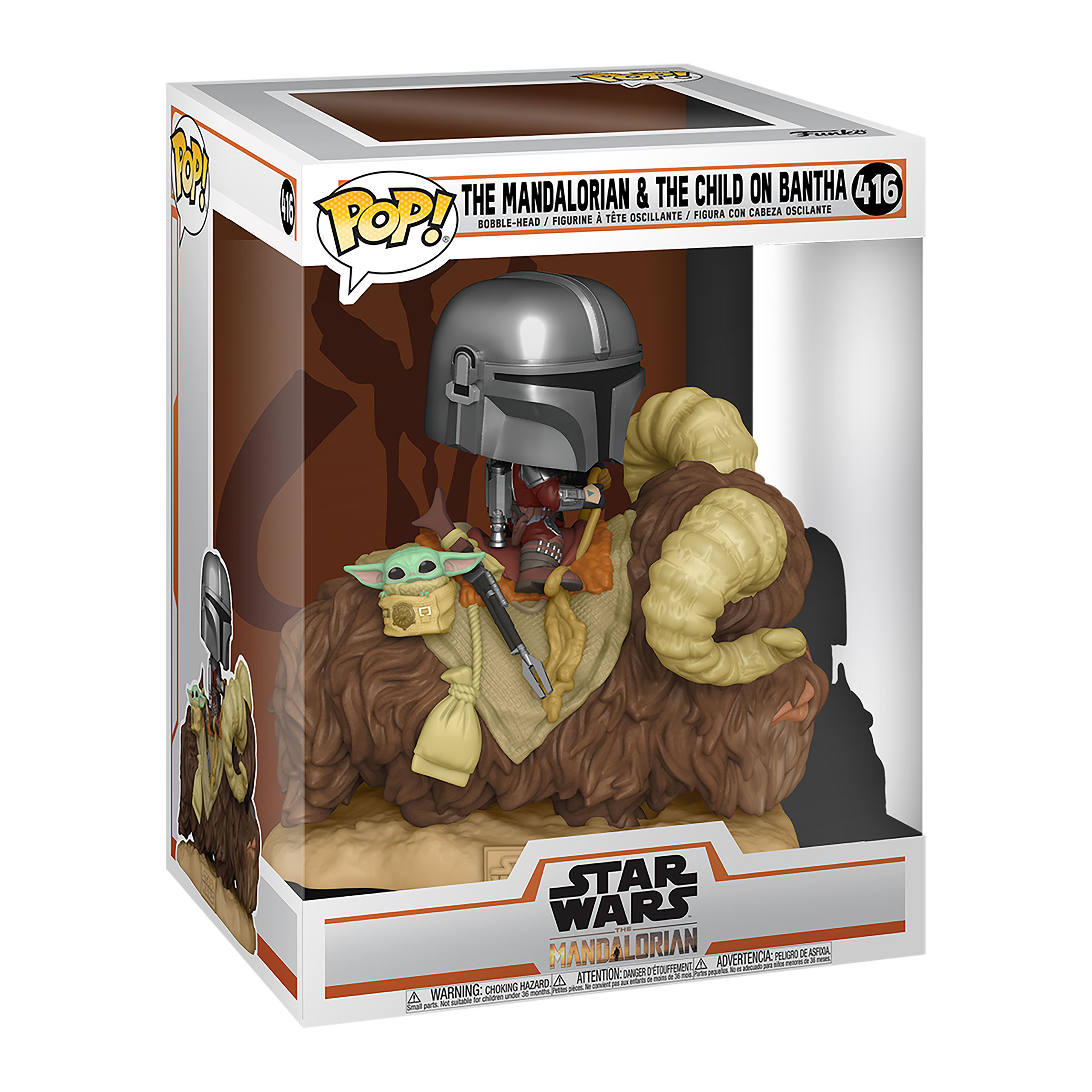 The Mandalorian with The Child on Bantha Funko Pop bobblehead figure - Star Wars