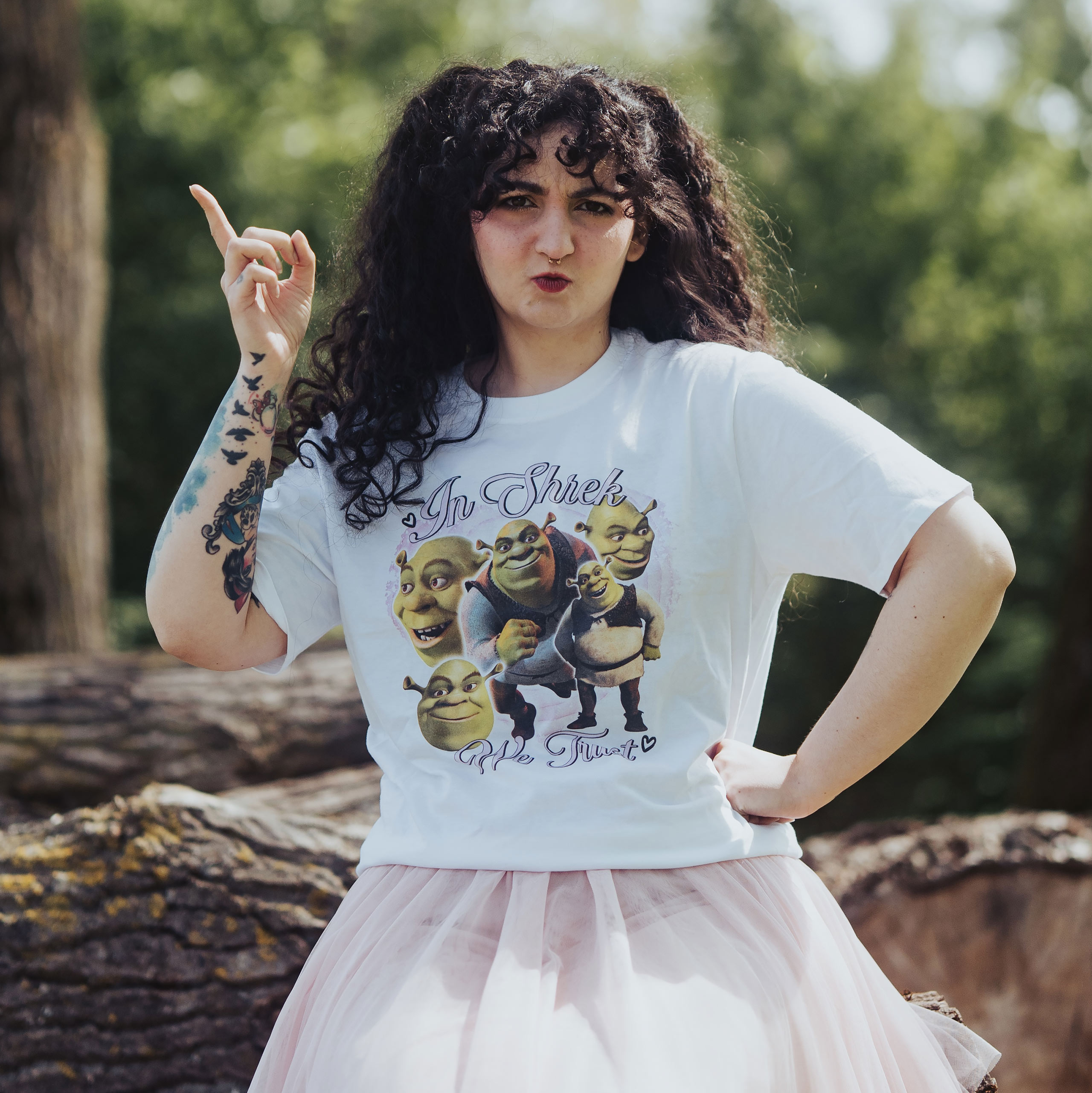Shrek - In Shrek We Trust T-shirt wit