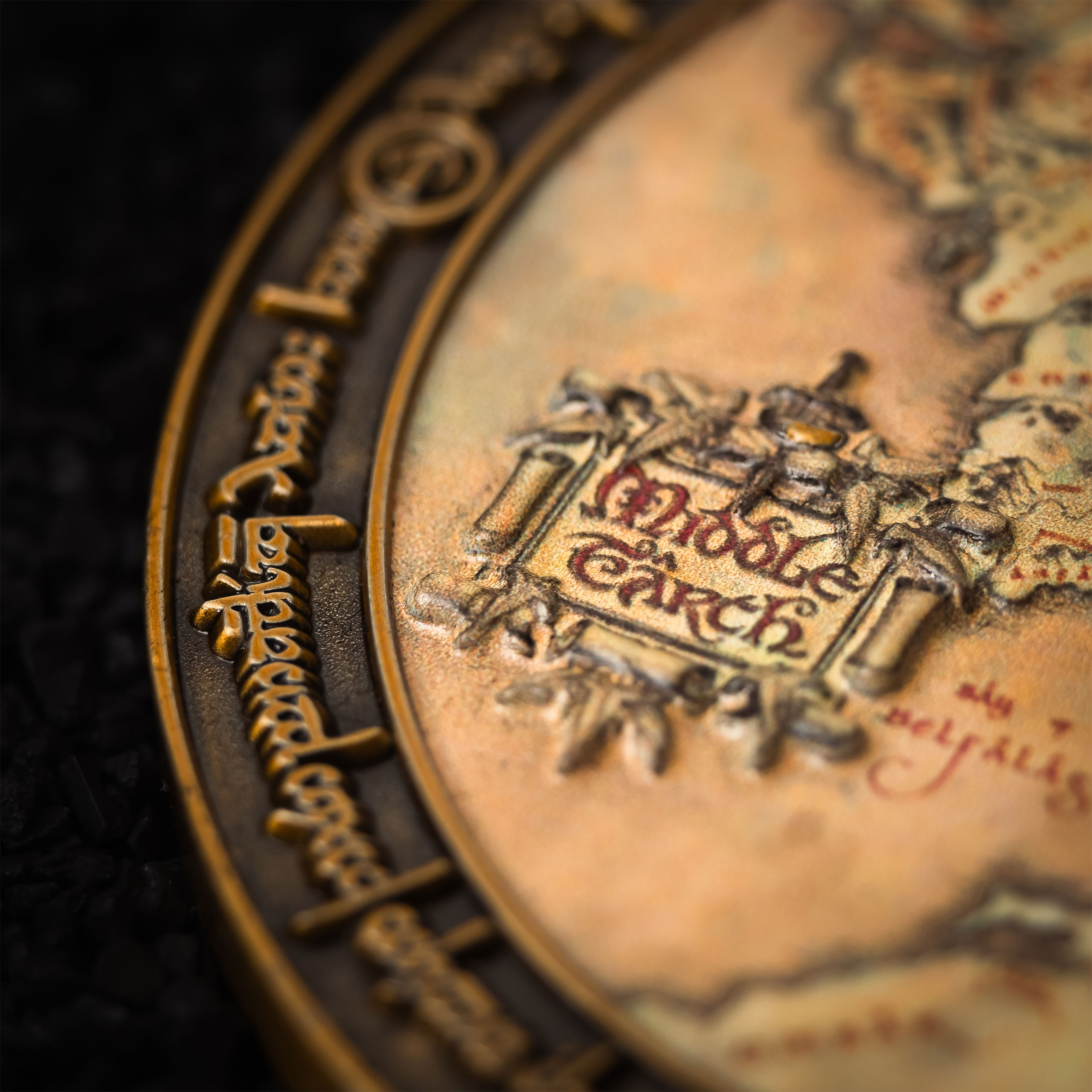 Lord of the Rings - Middle Earth Map Collector's Coin Limited Edition