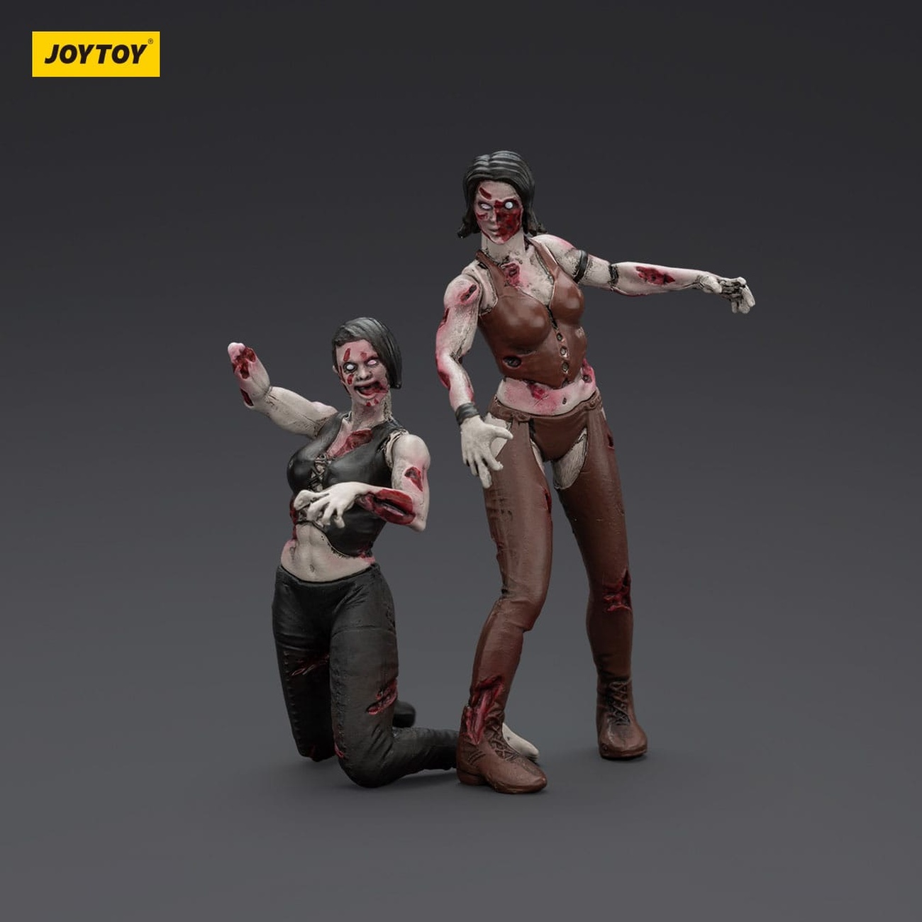 Zombie Dark Source actionfigurer 2-pack Female wrestlers 8 cm