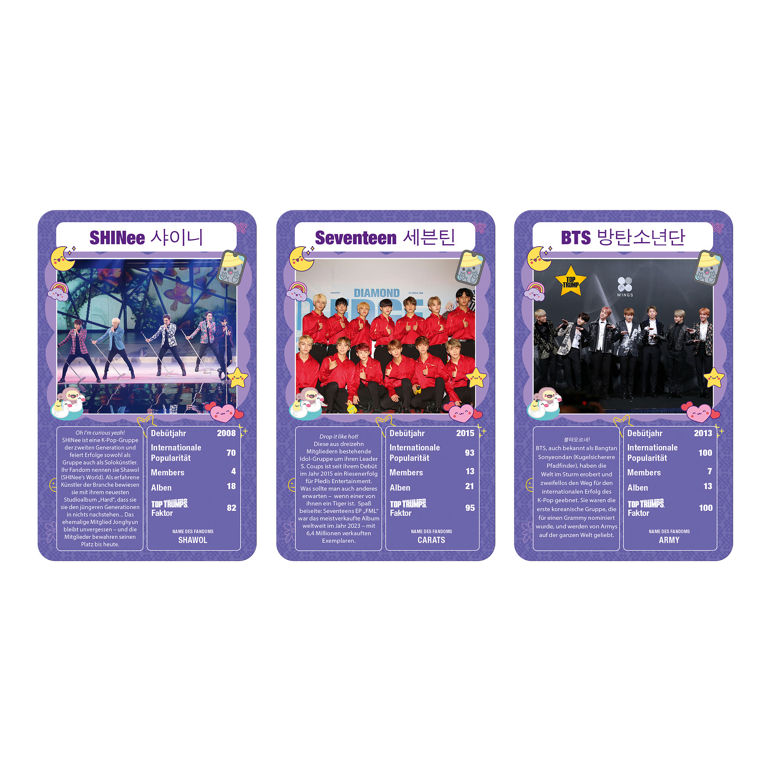 K-Pop Spielkarten - Top Trumps Specials