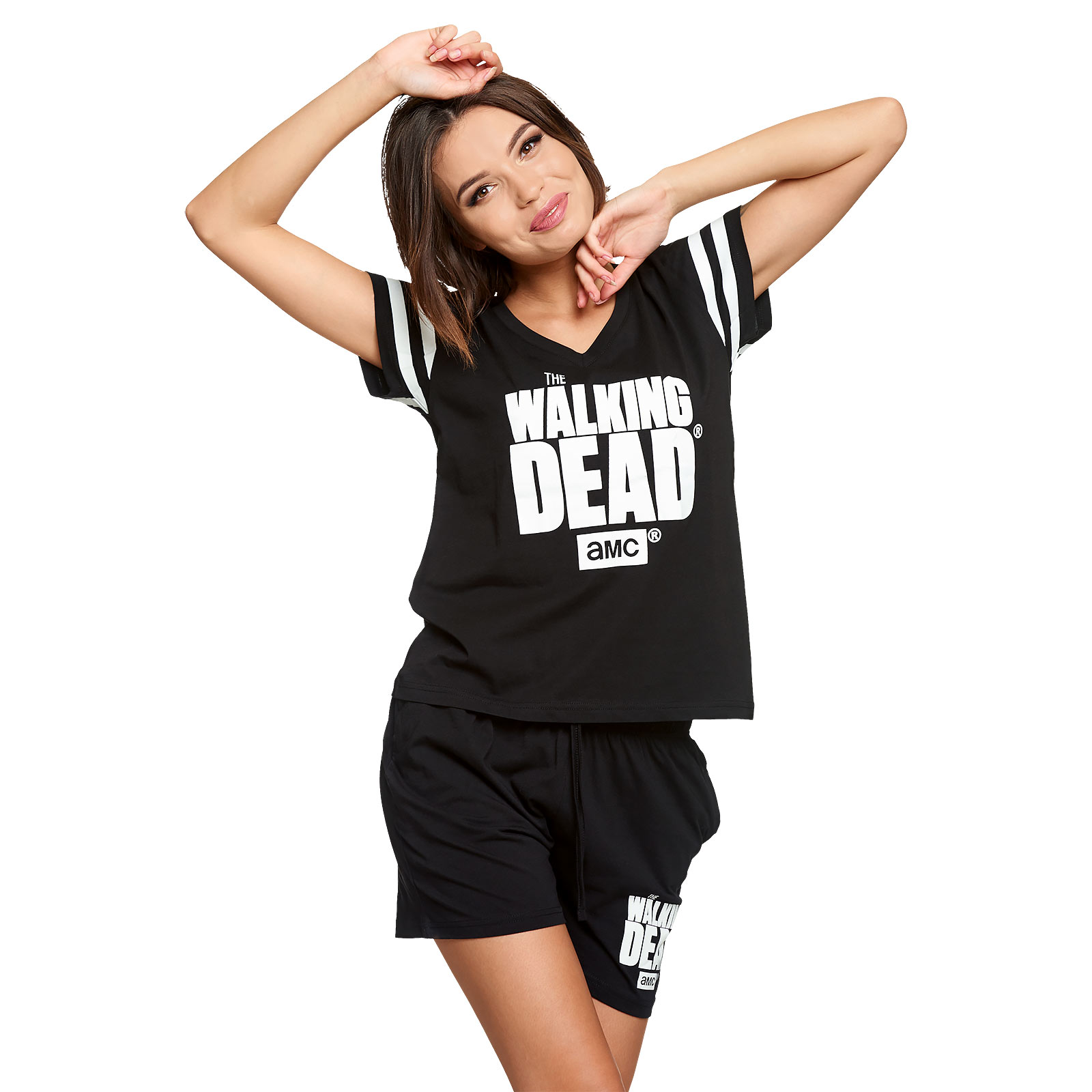 Walking Dead - Logo Pyjama kurz Damen