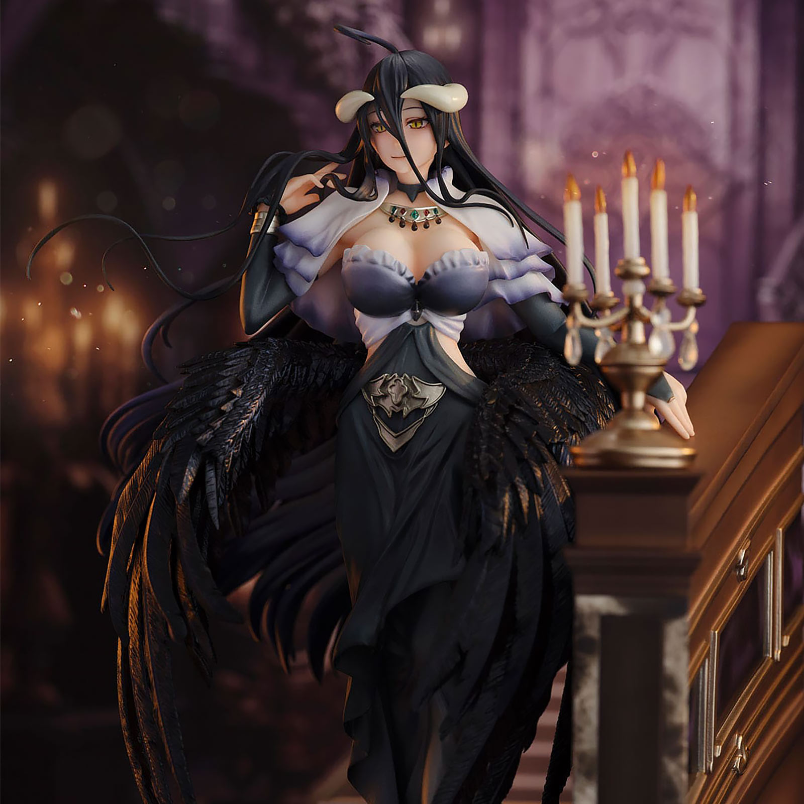 Overlord - Albedo 1:7 Figurine Version Robe Noire