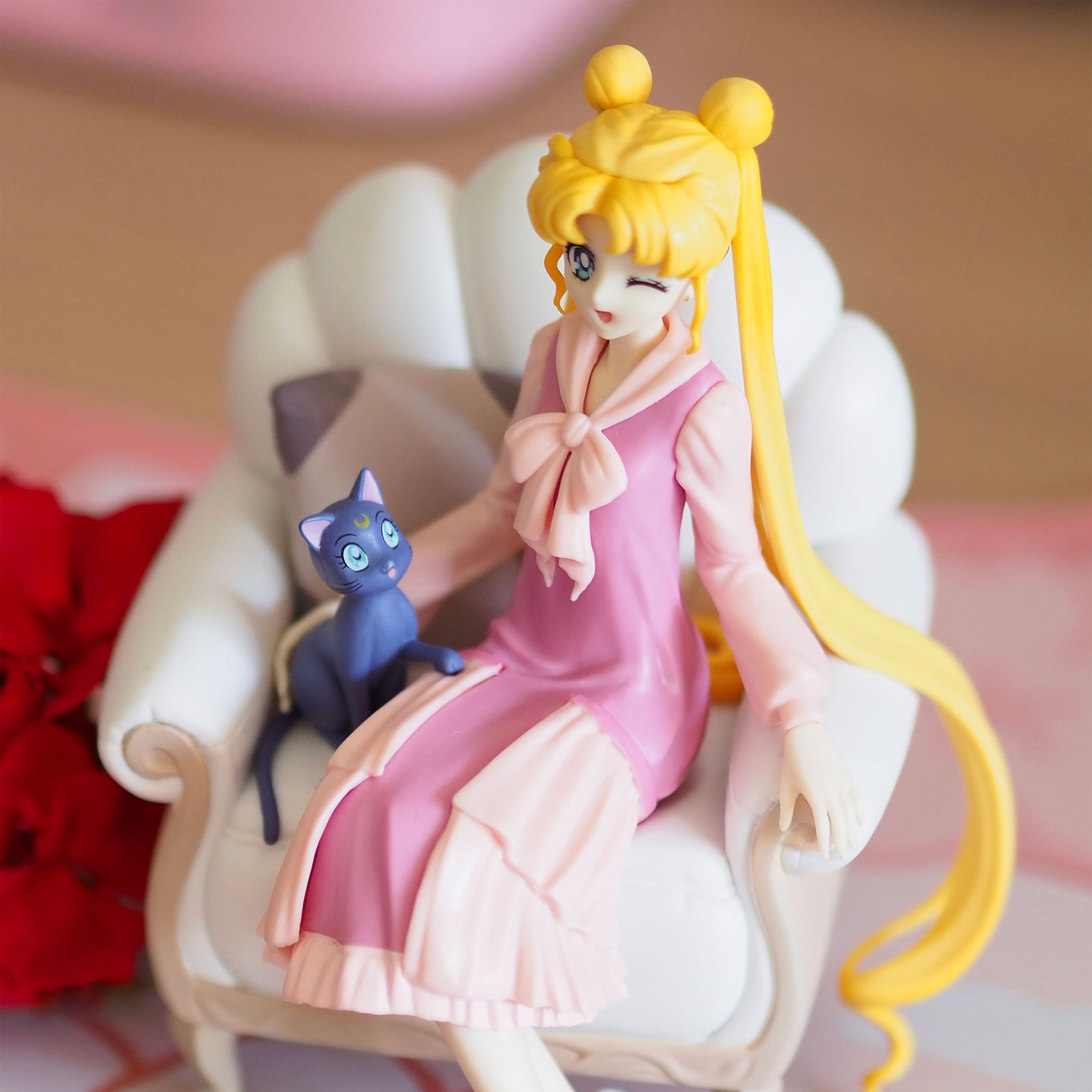 Sailor Moon Cosmos - Usagi und Luna Diorama Figur