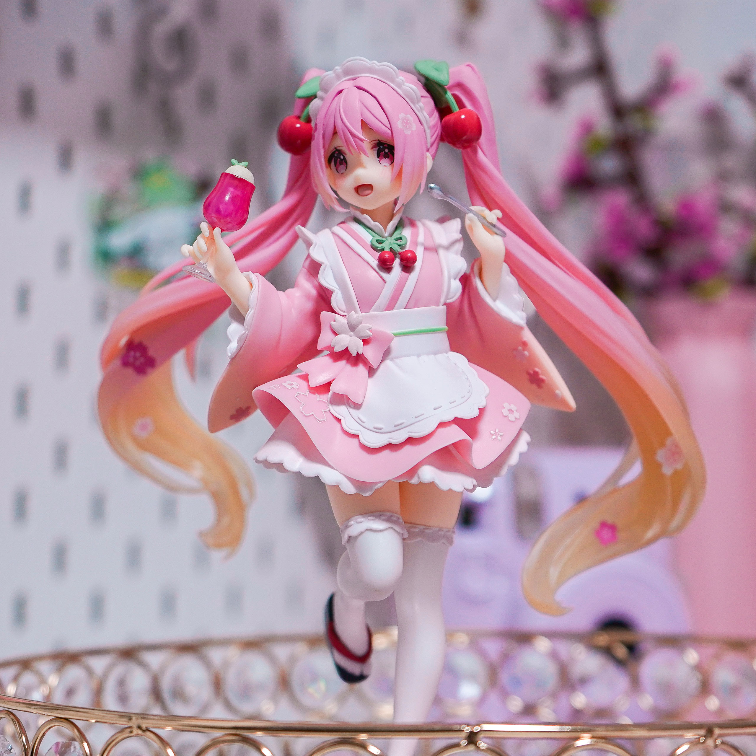 Hatsune Miku - Sakura Miku Figuur Japanse Cafe Versie