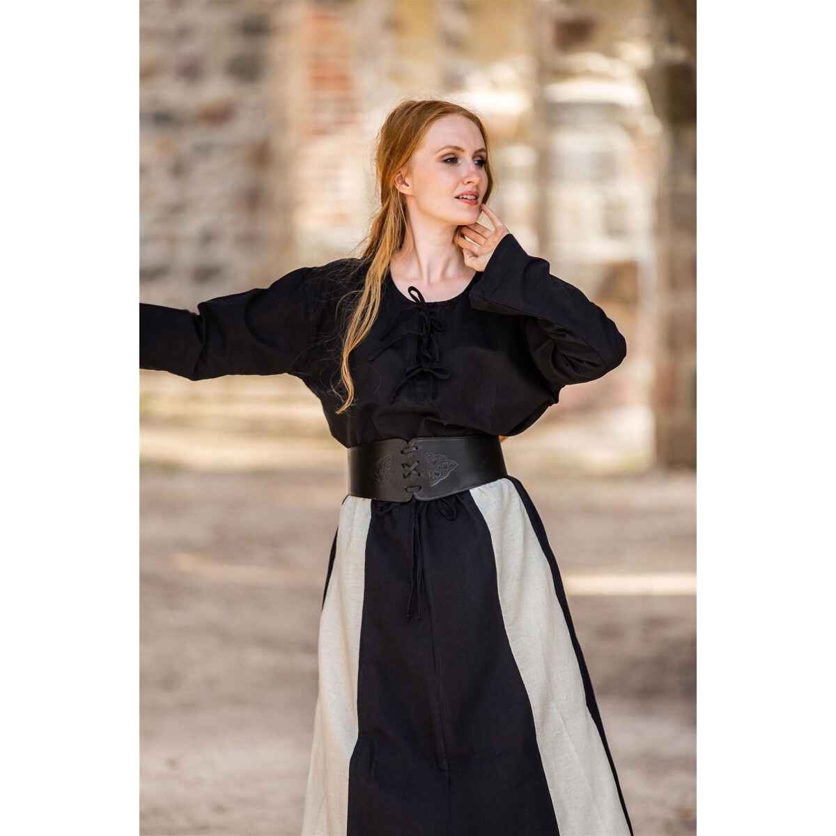 Medieval Blouse Tilda black